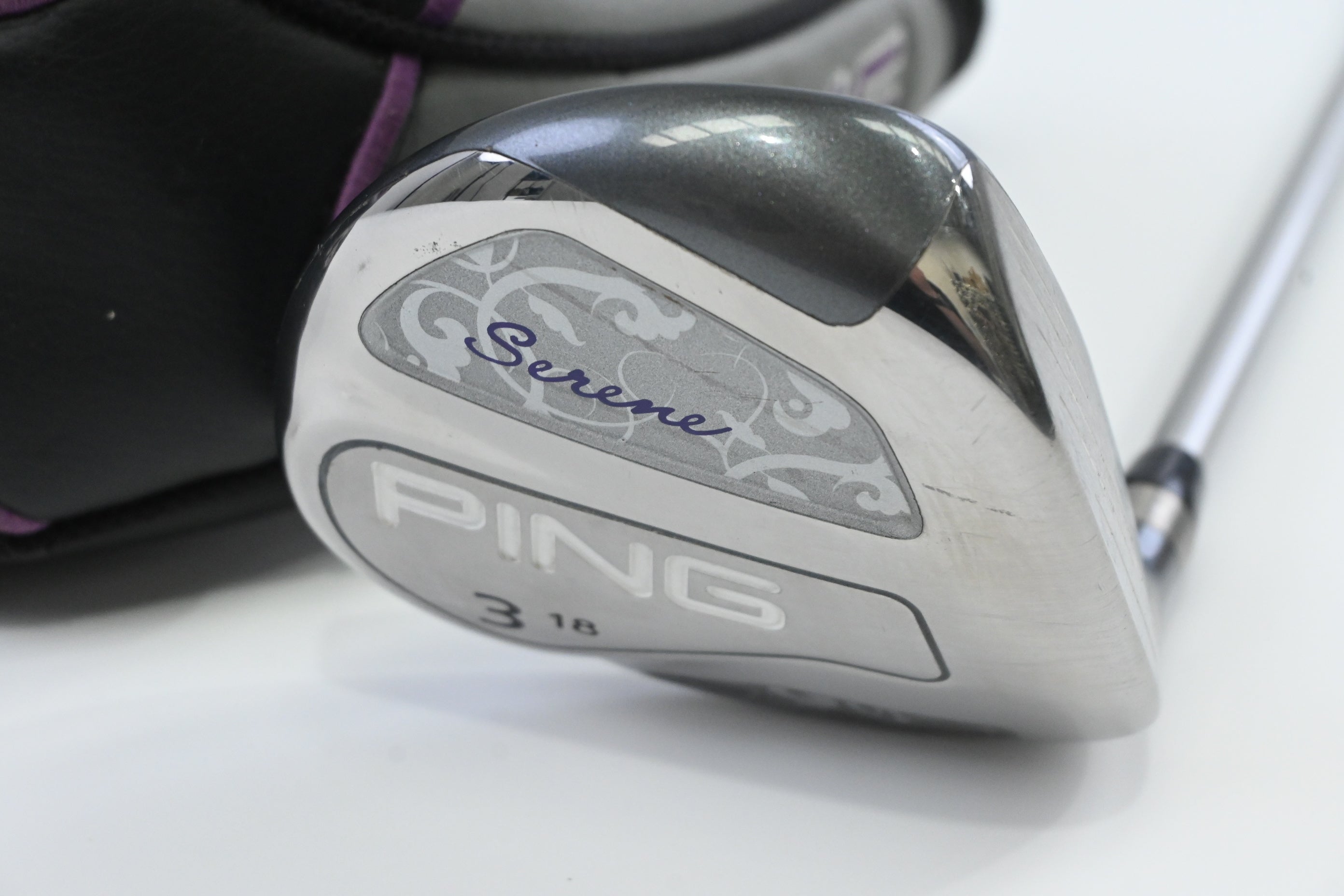 Ladies Ping Serene #3 Wood / 18 Degree / Ladies Flex Ping ULT 210 Shaft