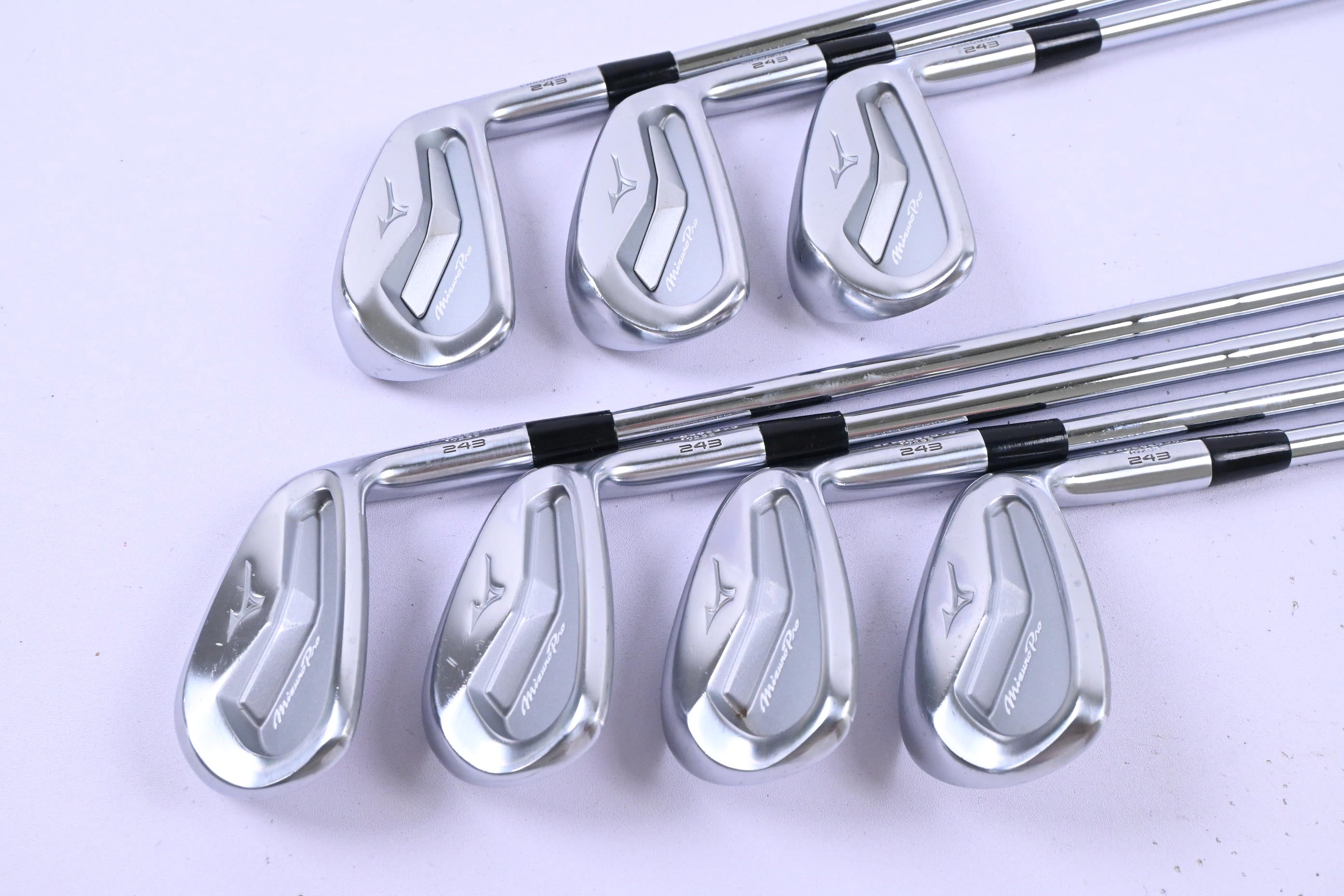 Mizuno Pro 243 Irons / 5-PW+GW / Stiff Flex KBS Tour 120 Shafts