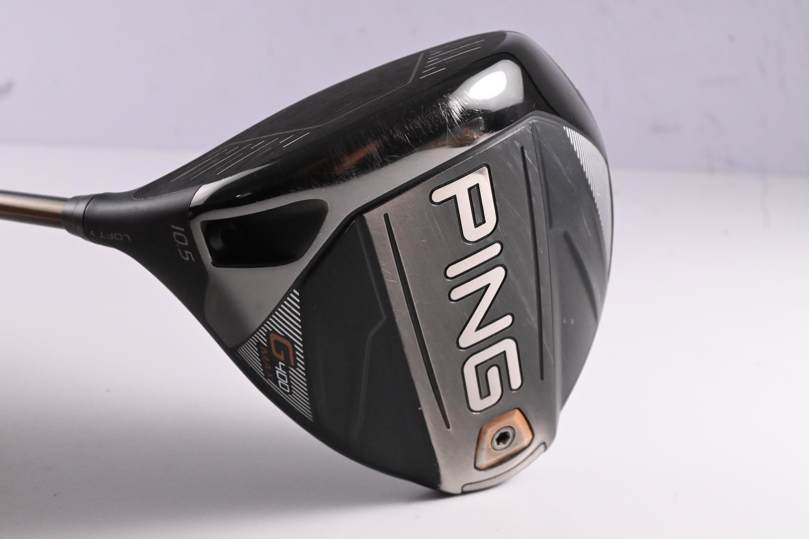Left Hand Ping G400 Max Driver / 10.5 Degree / Regular Flex Ping Alta CB 55 Shaft