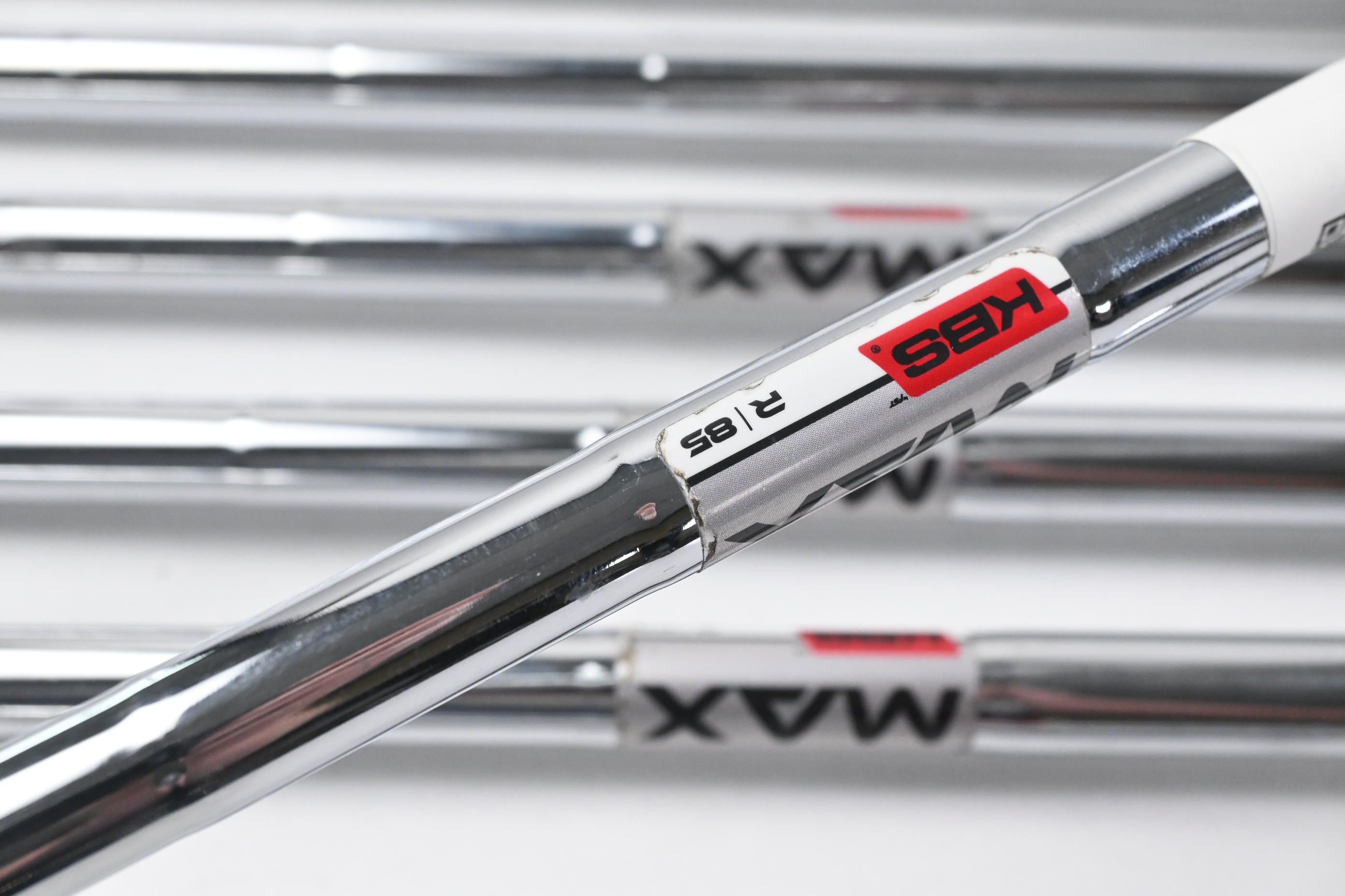 Taylormade SIM Max OS Irons / 4-PW+SW / Regular Flex KBS MAX MT Shafts
