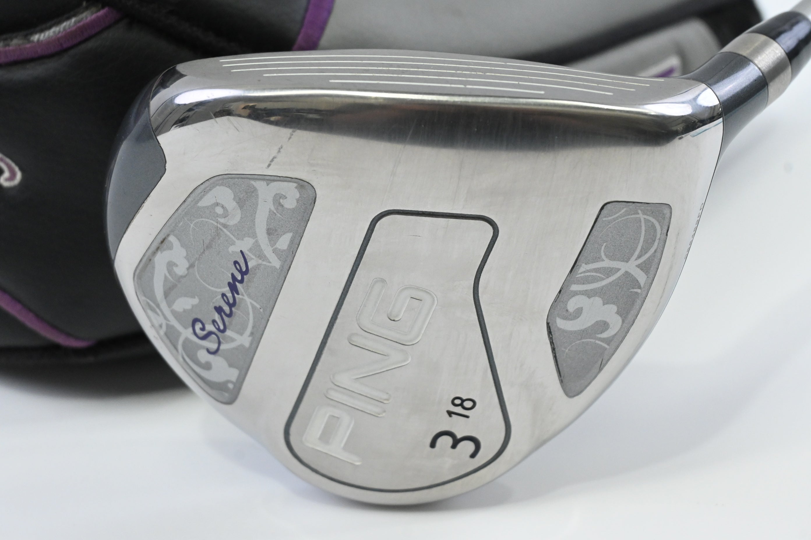 Ladies Ping Serene #3 Wood / 18 Degree / Ladies Flex Ping ULT 210 Shaft