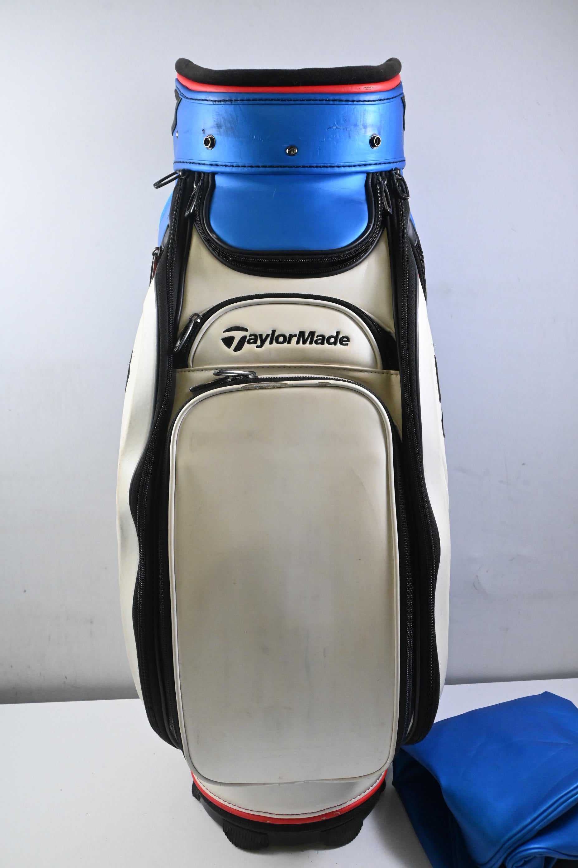 Taylormade Tour Bag / 6-Divider / White, Blue & Red