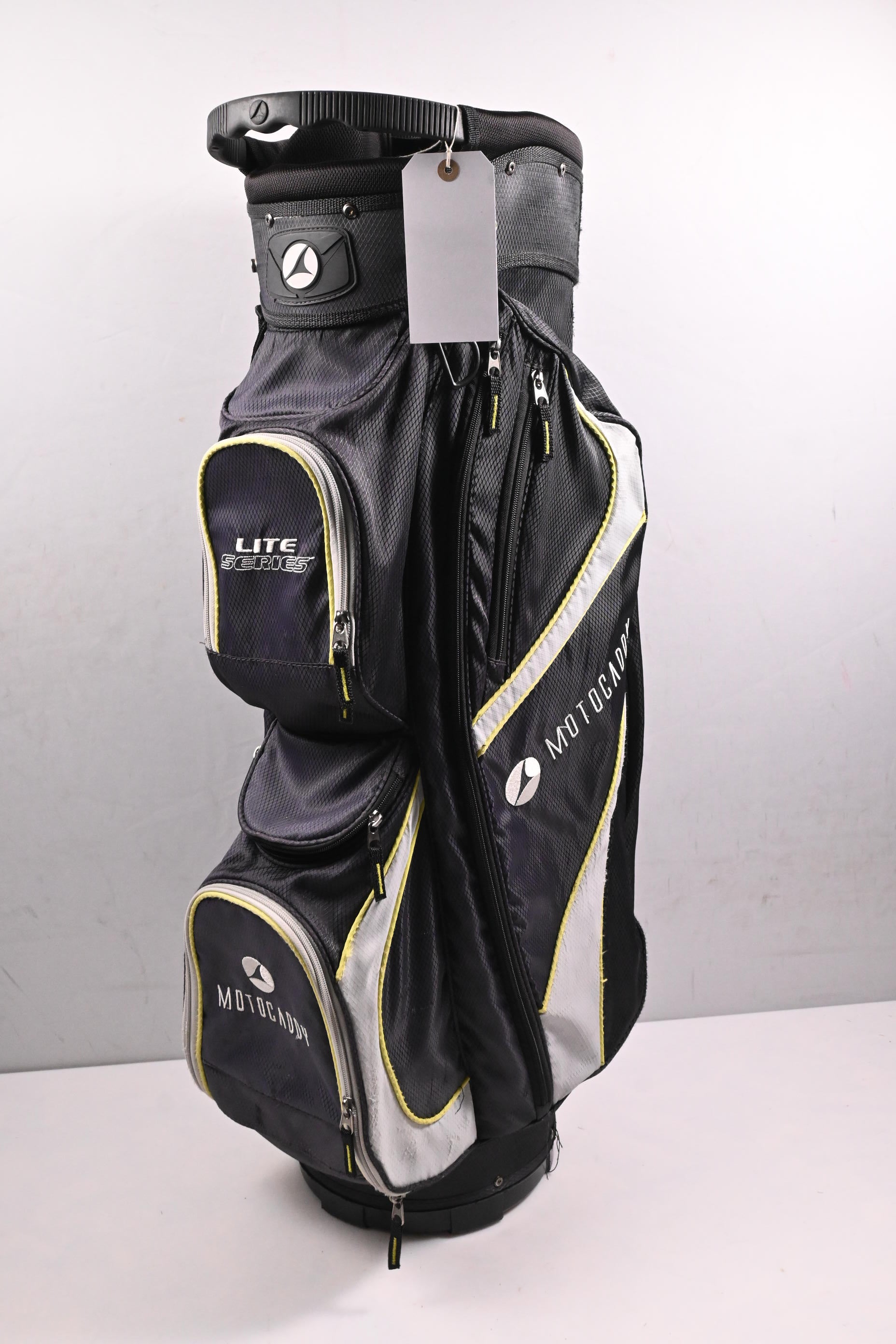 Motocaddy Lite Series Cart Bag / 14-Way Divider / Black, Grey