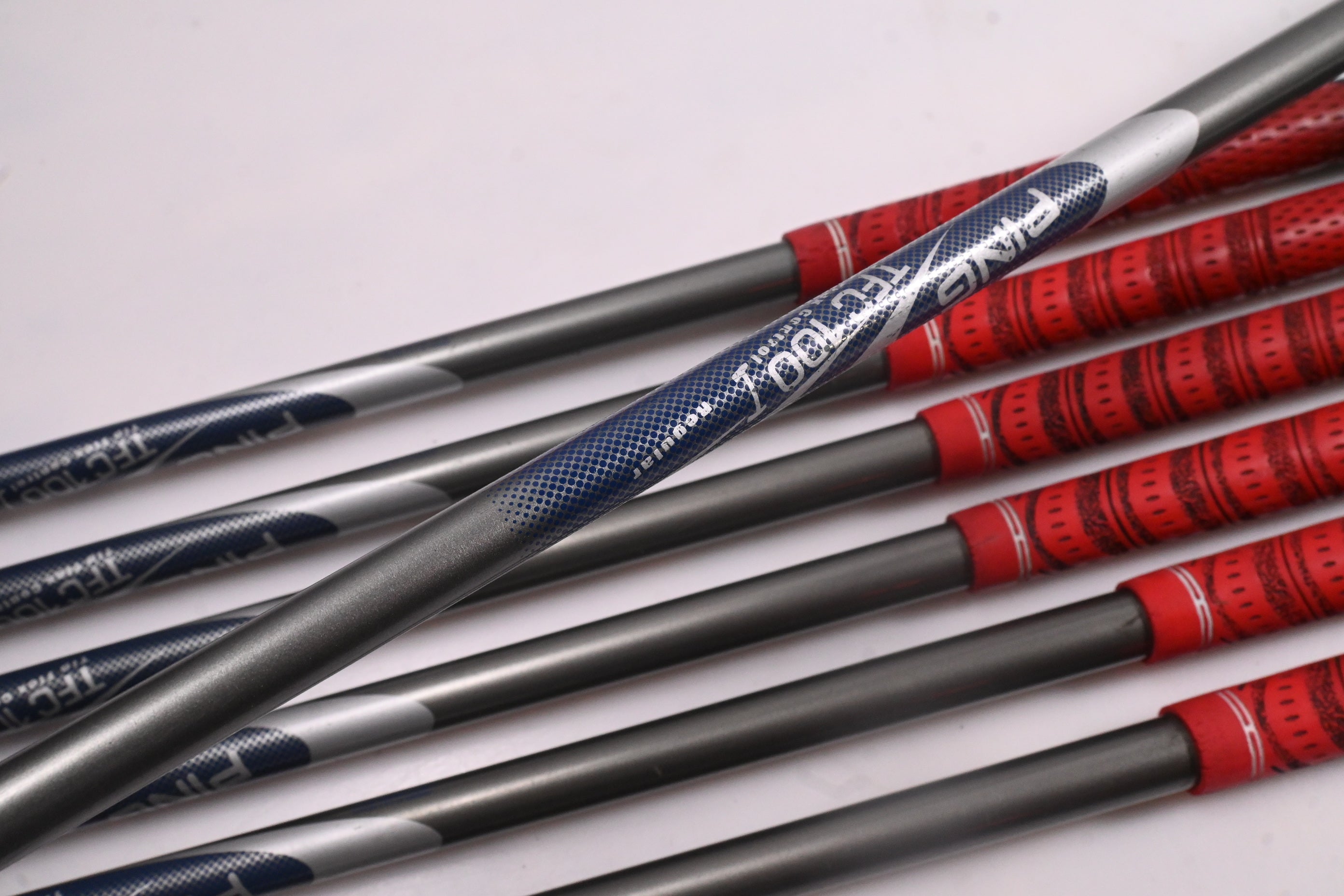 Ping G5 Irons / 4-9i+SW / Red Dot / Regular Flex Ping TFC 100 Shafts