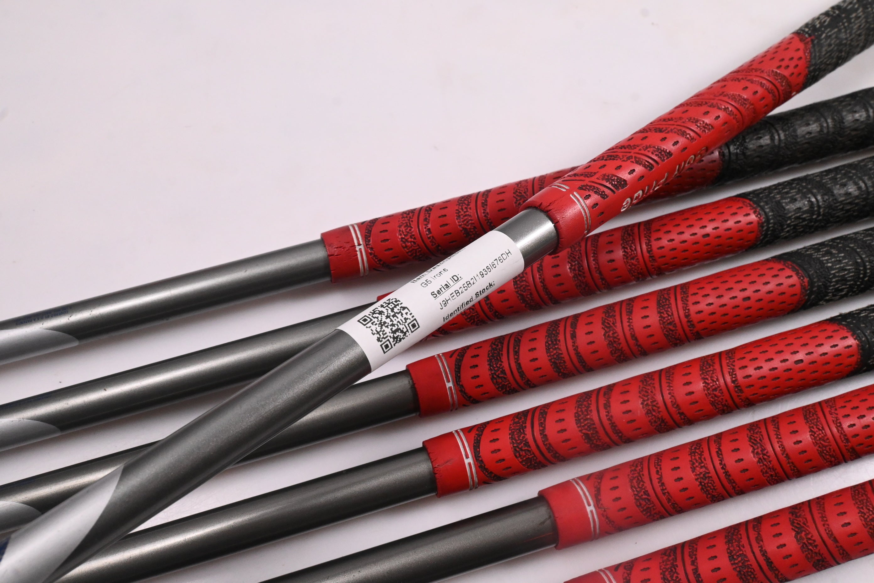 Ping G5 Irons / 4-9i+SW / Red Dot / Regular Flex Ping TFC 100 Shafts