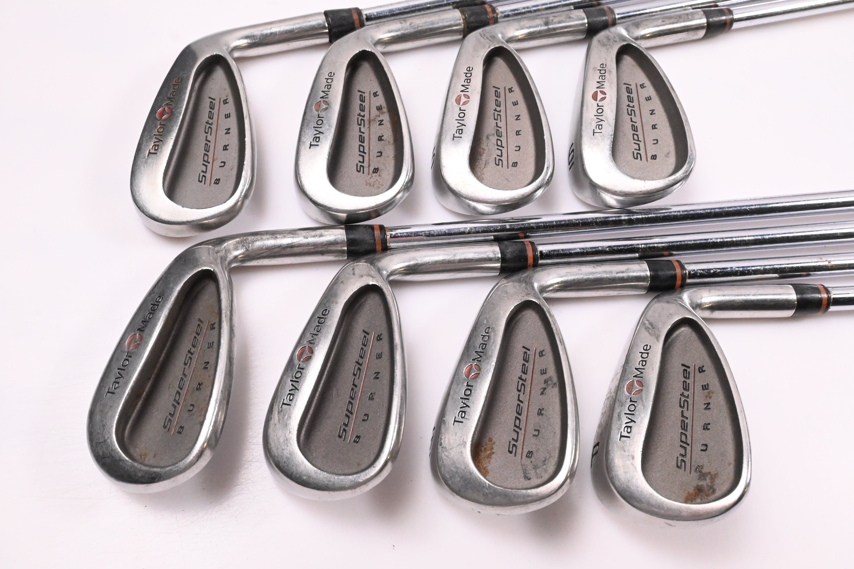 Taylormade Supersteel Irons / 3-PW / Regular Flex Taylormade 80 Shafts