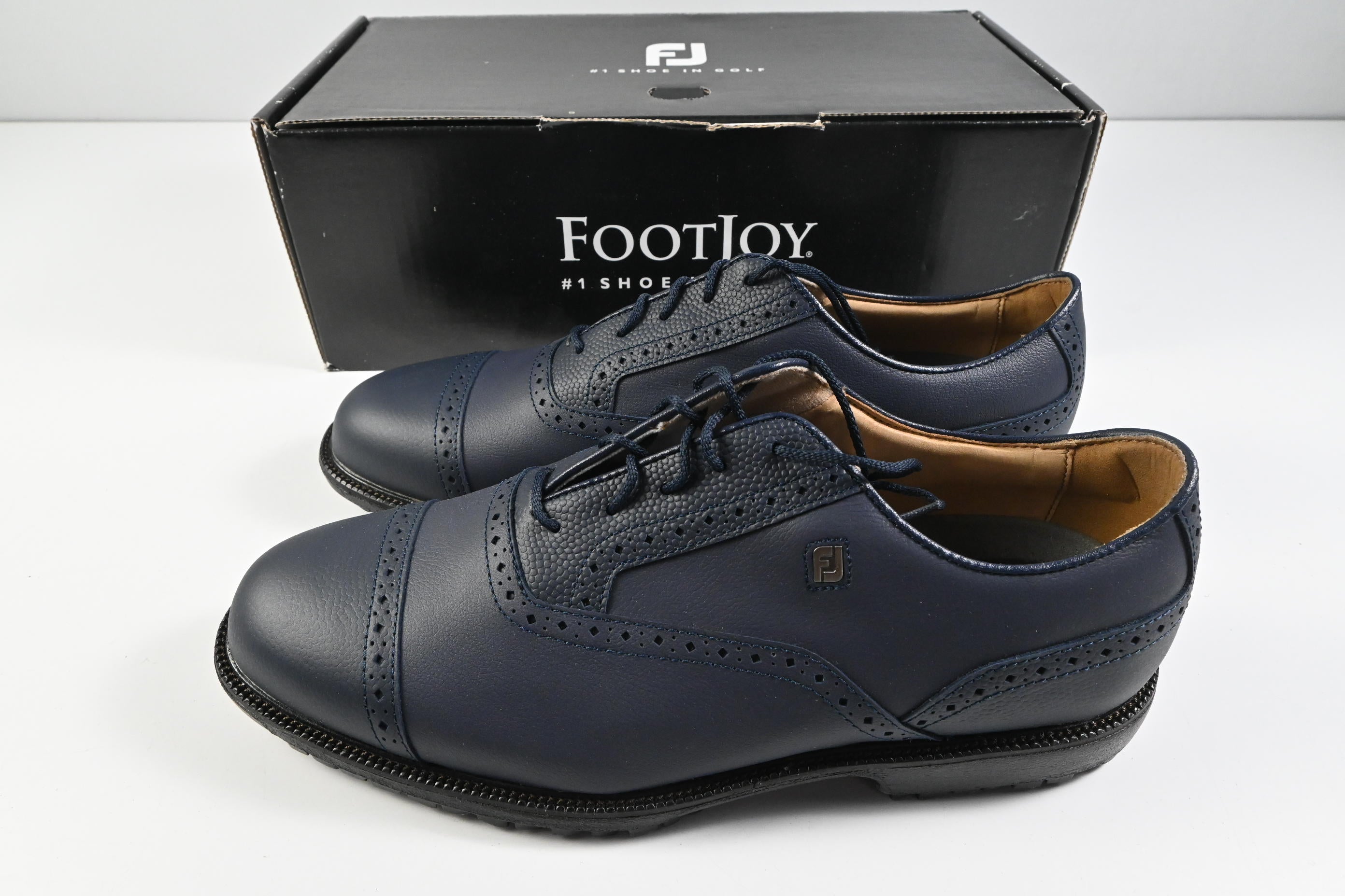 MyJoy Premiere Series Tarlow Golf Shoes / Size UK 10 / Navy, Black