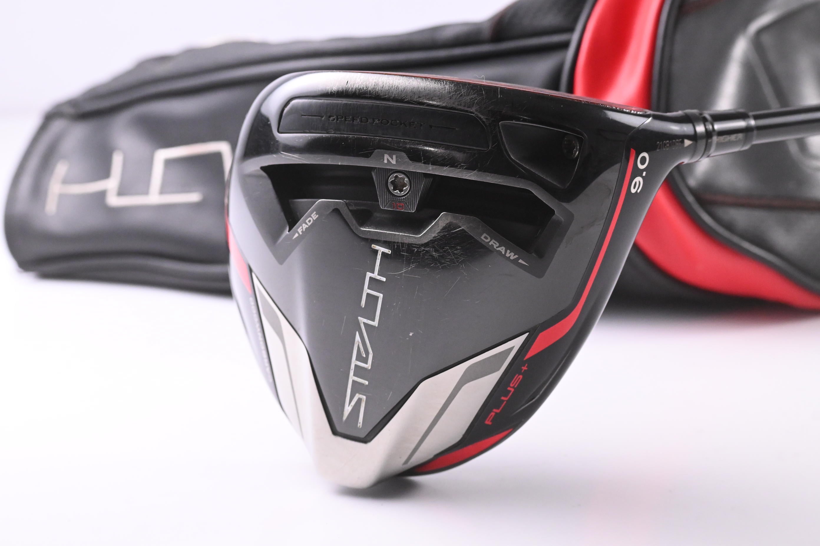 Taylormade Stealth Plus Driver / 9 Degree / Stiff Flex HZRDUS Smoke RDX Red 60