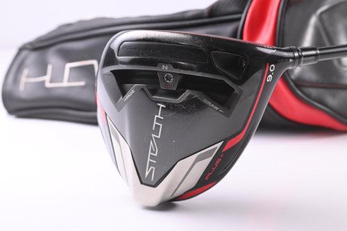 Taylormade Stealth Plus Driver / 9 Degree / Stiff Flex HZRDUS Smoke RDX Red 60