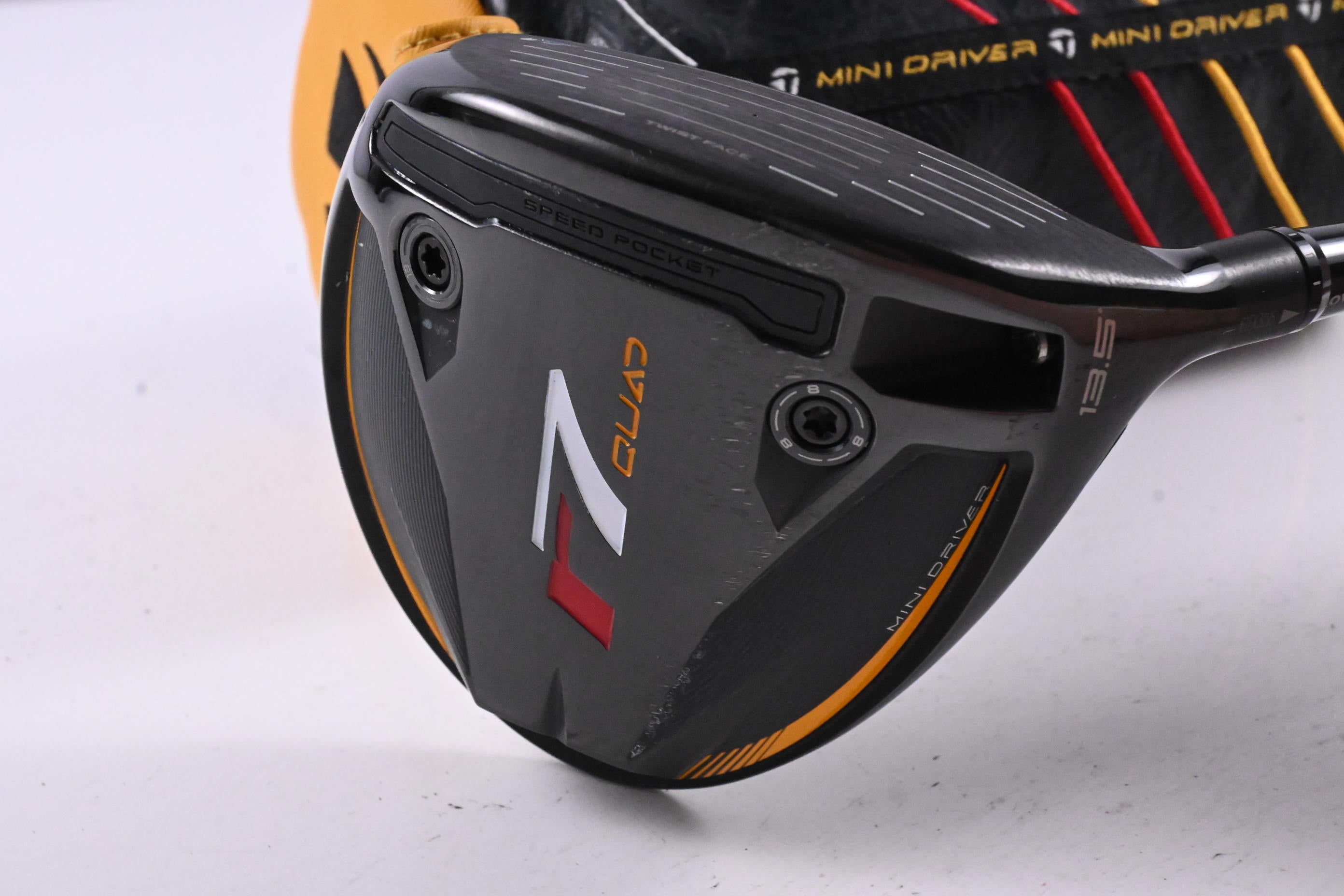 Taylormade R7 Quad Mini Driver / 13.5 Degree / Stiff Flex Fujikura Atmos Black 6