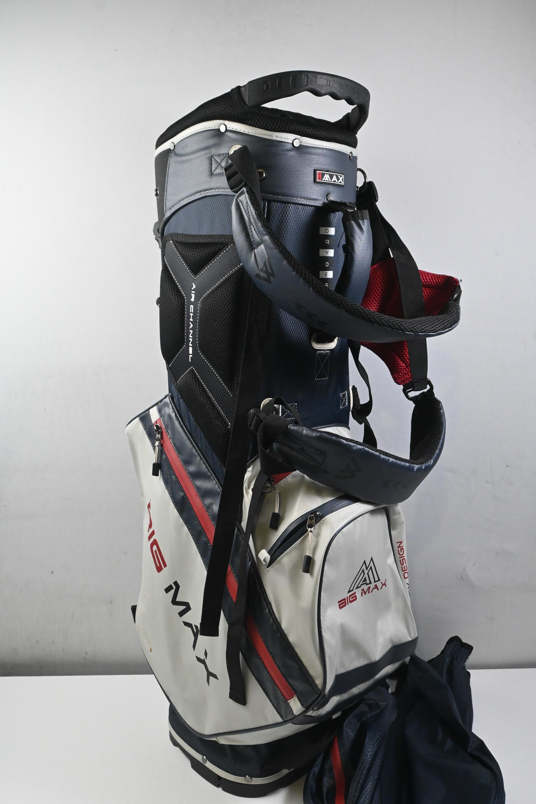 Big Max Dri-Lite 14.0 Stand Bag / 14-Way Divider / Blue & White