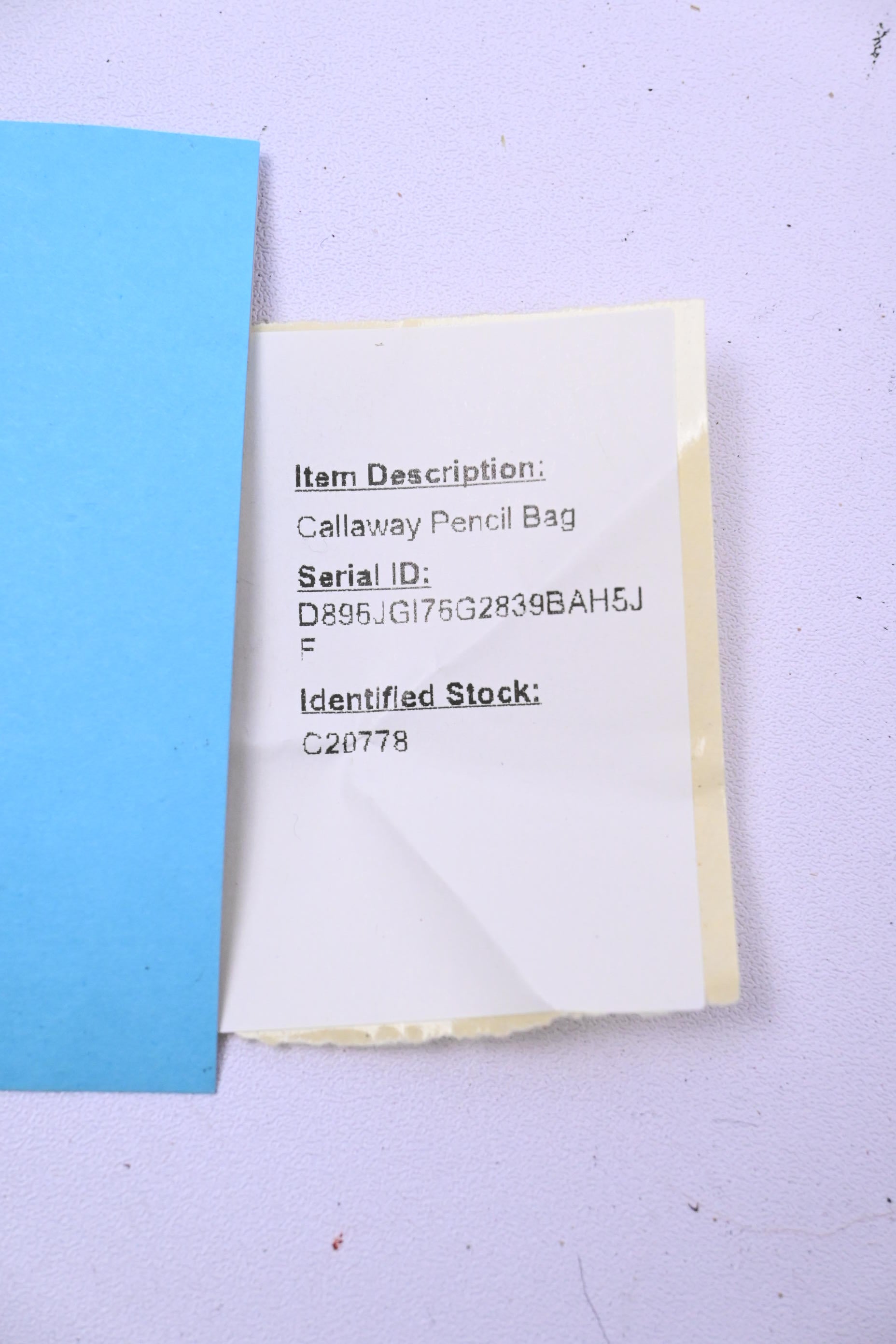 Callaway Pencil Bag / 3-Way Divider / Blue