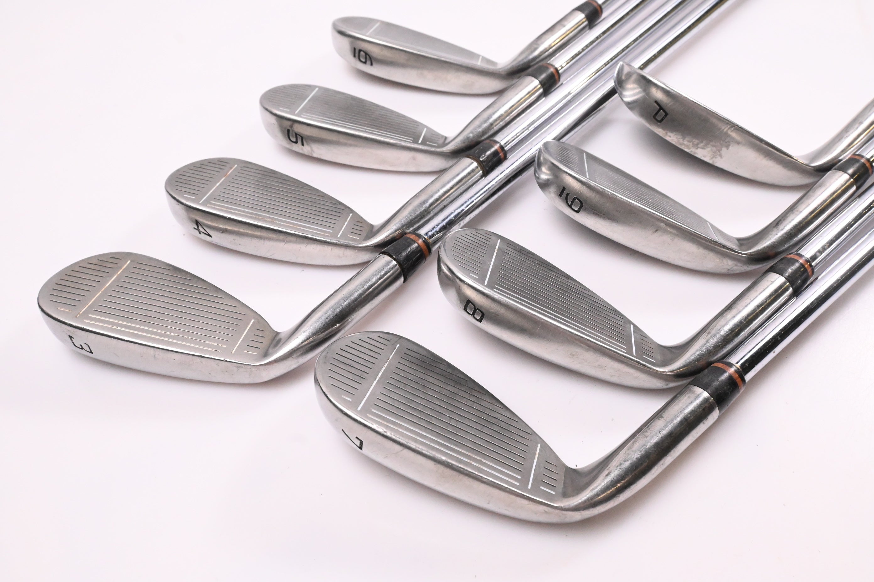 Taylormade Supersteel Irons / 3-PW / Regular Flex Taylormade 80 Shafts