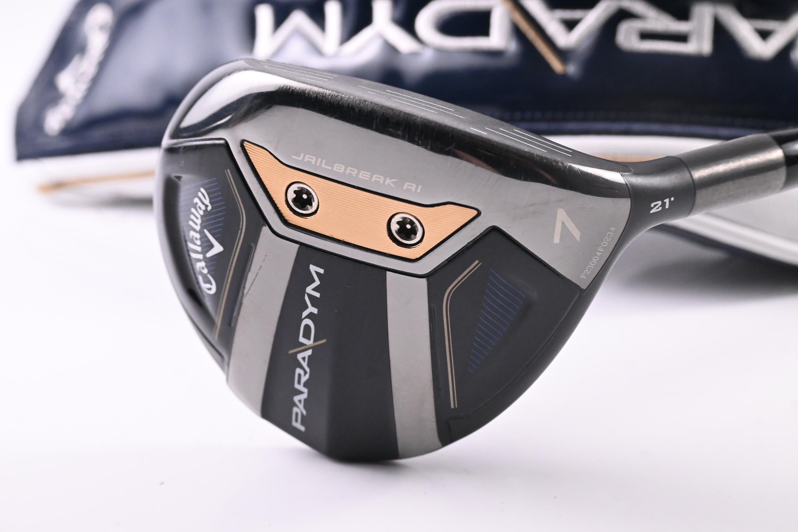 Callaway Paradym #7 Wood / 21 Degree / Regular Flex HZRDUS GEN4 Silver 60 Shaft