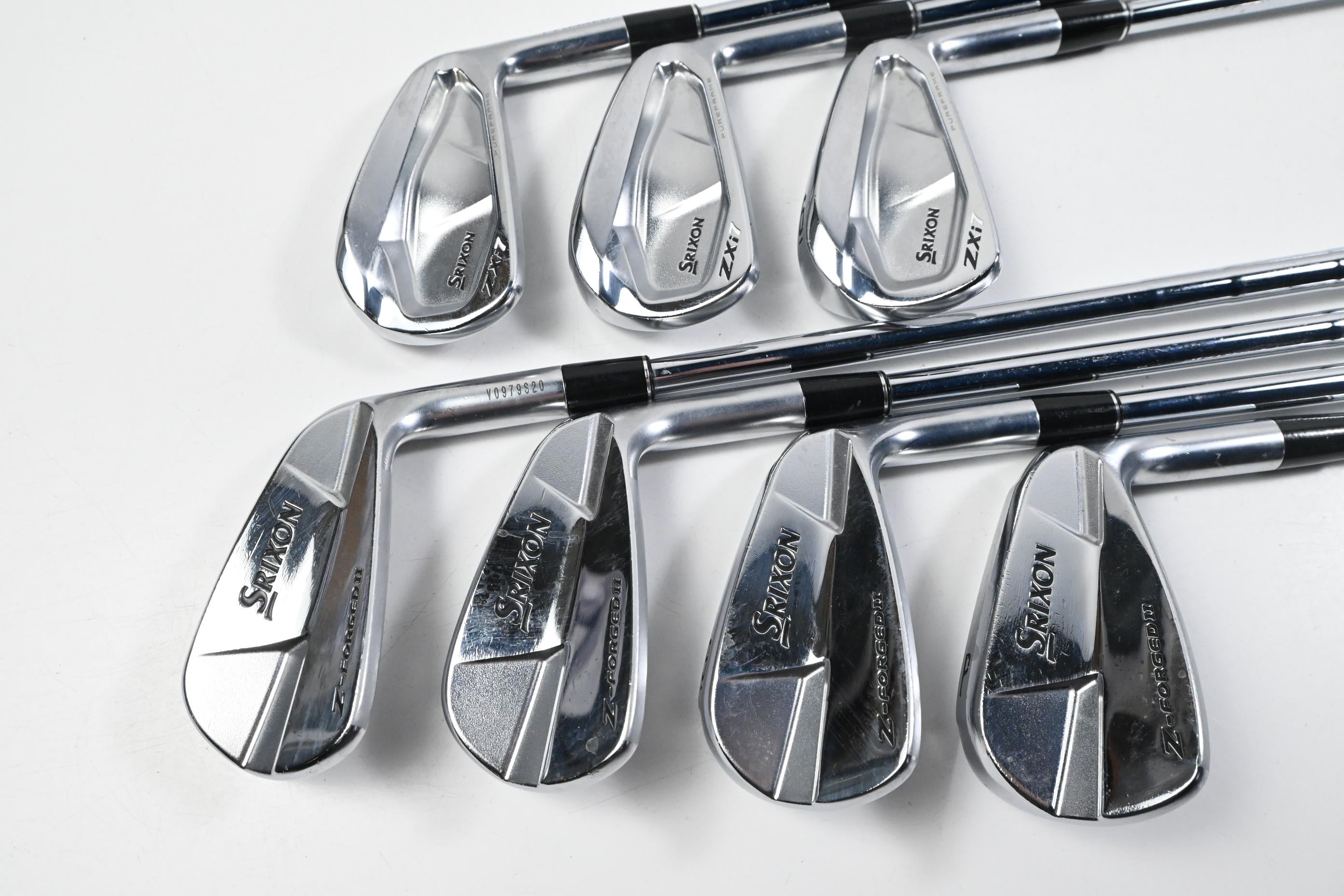Srixon Z-Forged II / ZXi7 Combo Irons / 4-PW / Stiff Flex KBS Tour Shafts