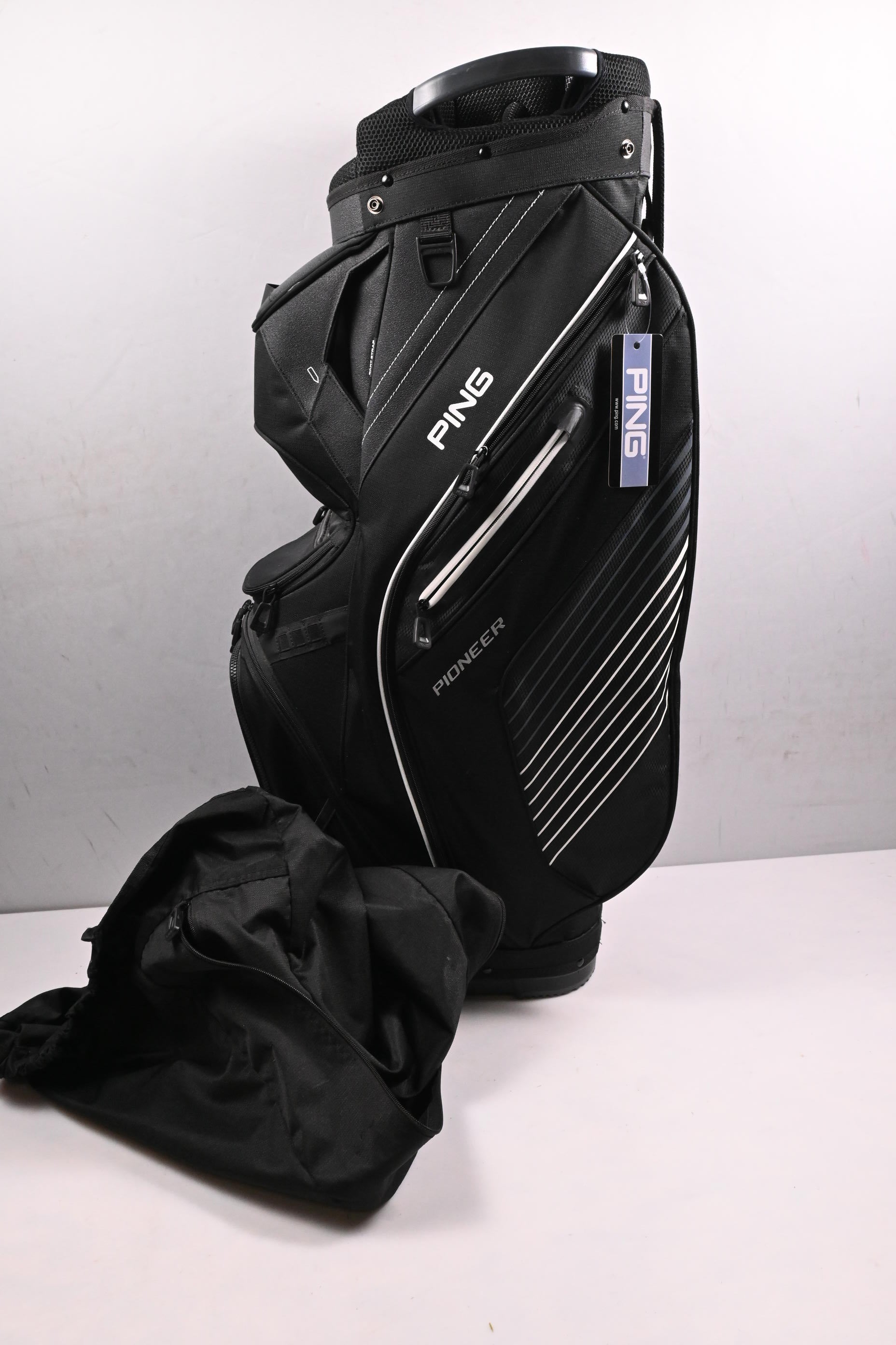 Ping Pioneer Cart Bag / 14-Way Divider / Black, White