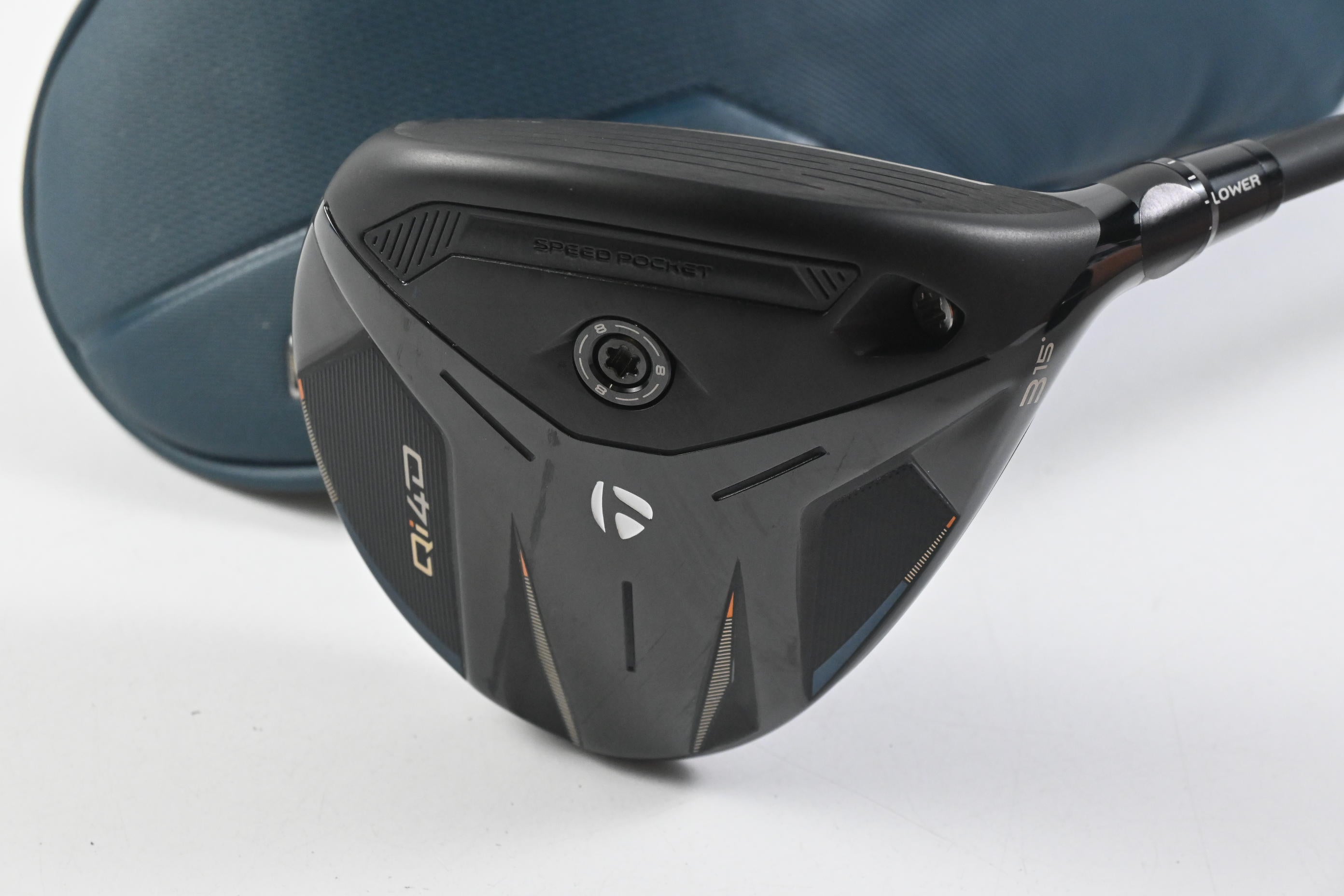 Taylormade Qi4D #3 Wood / 15 Degree / Stiff Flex REAX By KBS White 65 Shaft