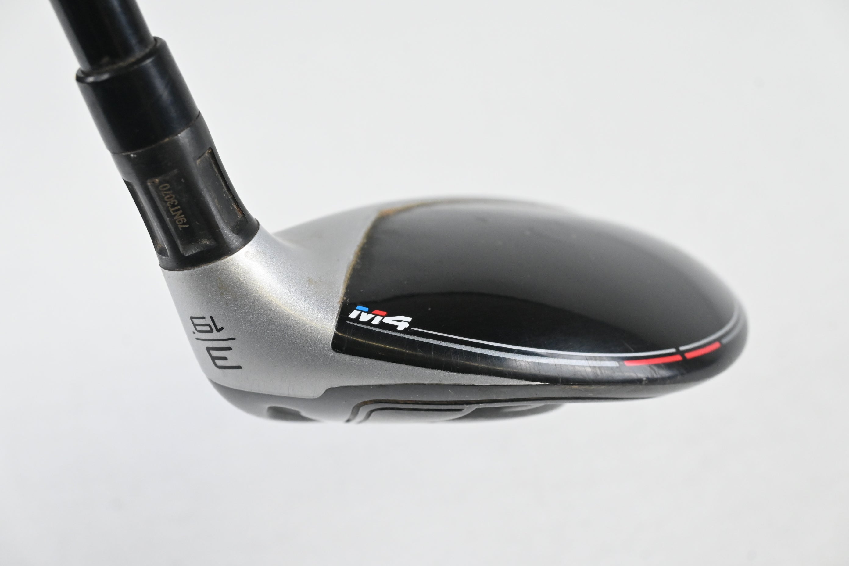 Taylormade M4 #3 Hybrid / 19 Degree / Stiff Flex Fujikura Atmos Red 7 Shaft