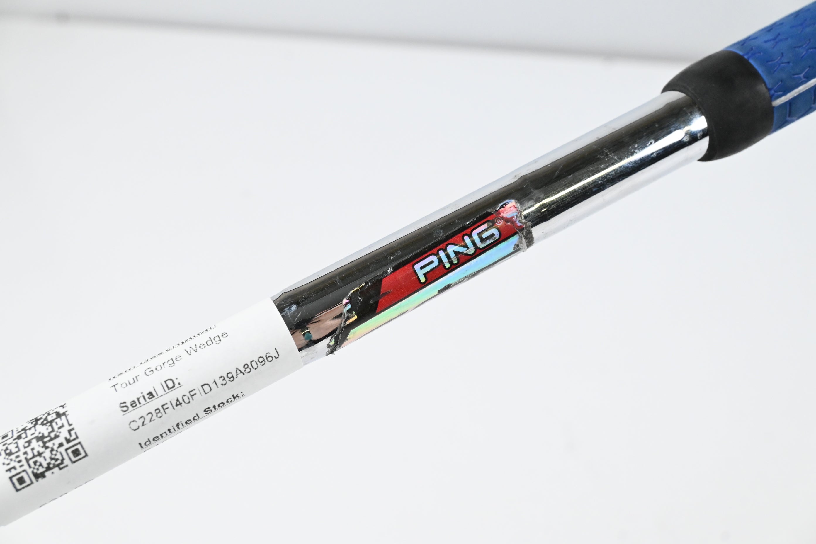 Ping Tour Gorge Pitching Wedge / 47 Degree / White Dot / Stiff Flex Ping CFS