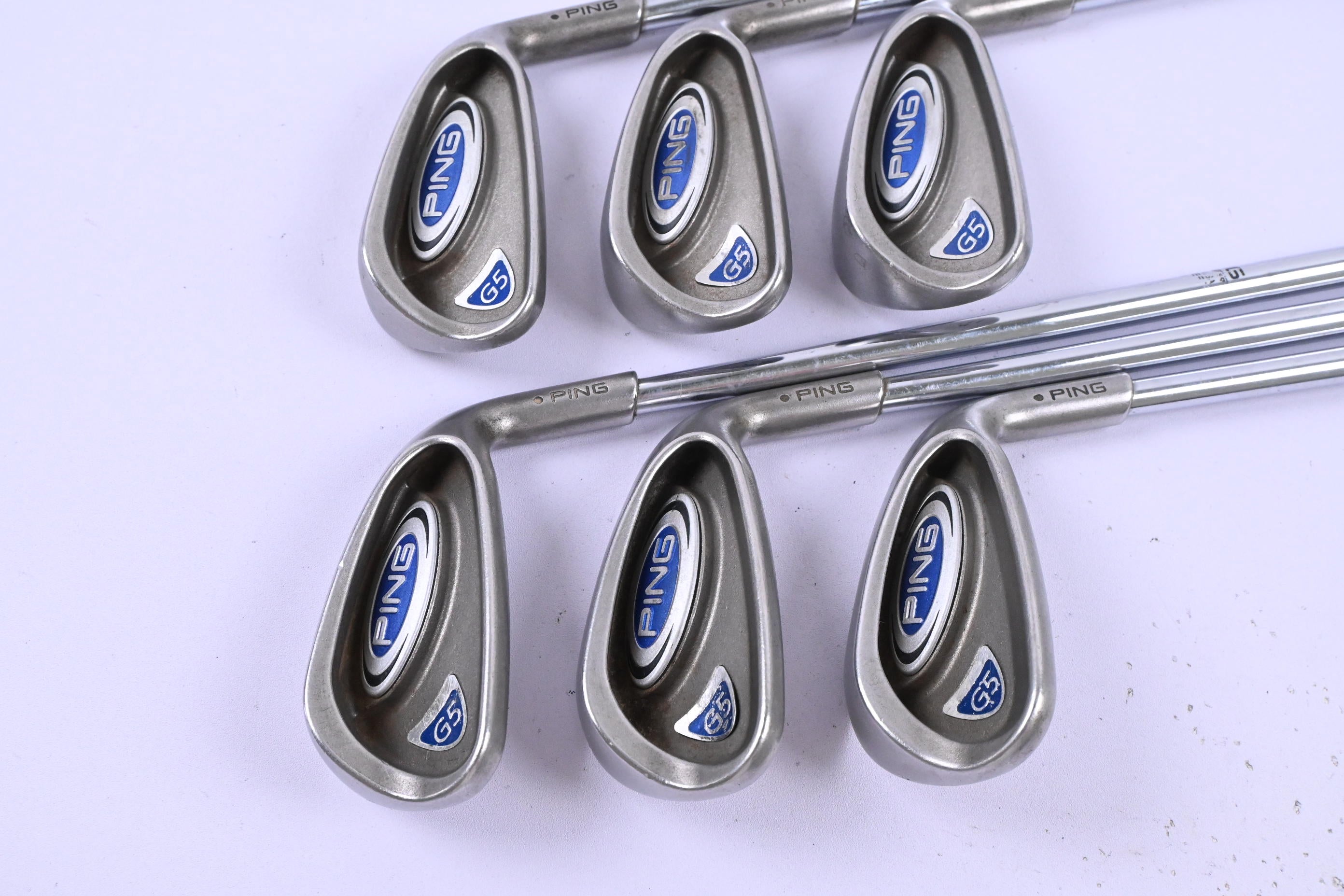 Ping G5 Irons / 6-PW+SW / Black Dot / Regular Flex Ping Shafts