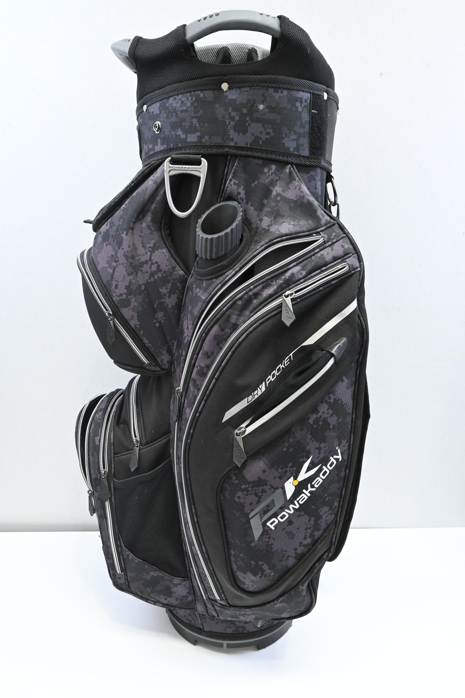 Powakaddy Premium Tech Cart Bag / 14-Way / Black, Grey