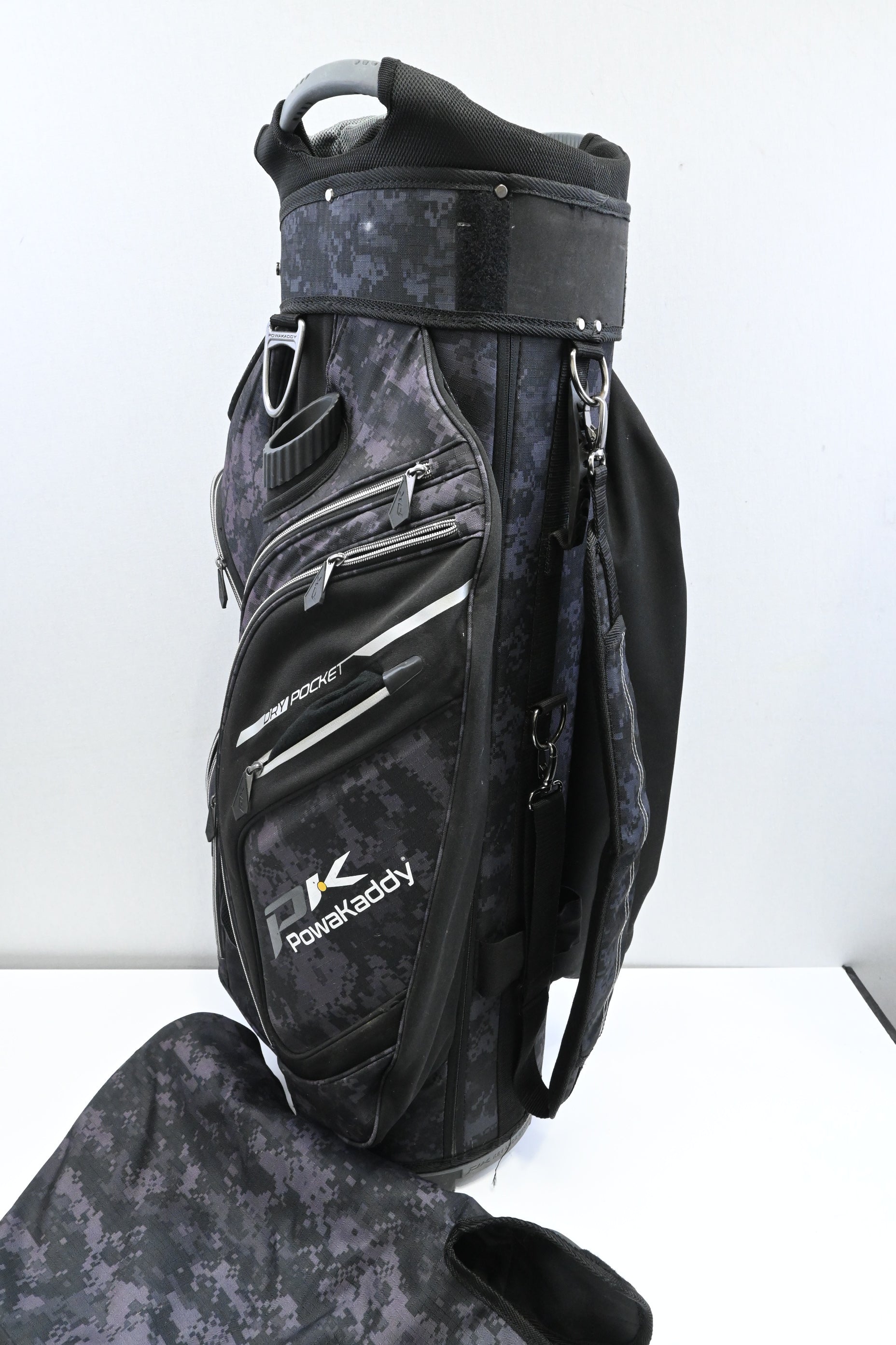 Powakaddy Premium Tech Cart Bag / 14-Way / Black, Grey
