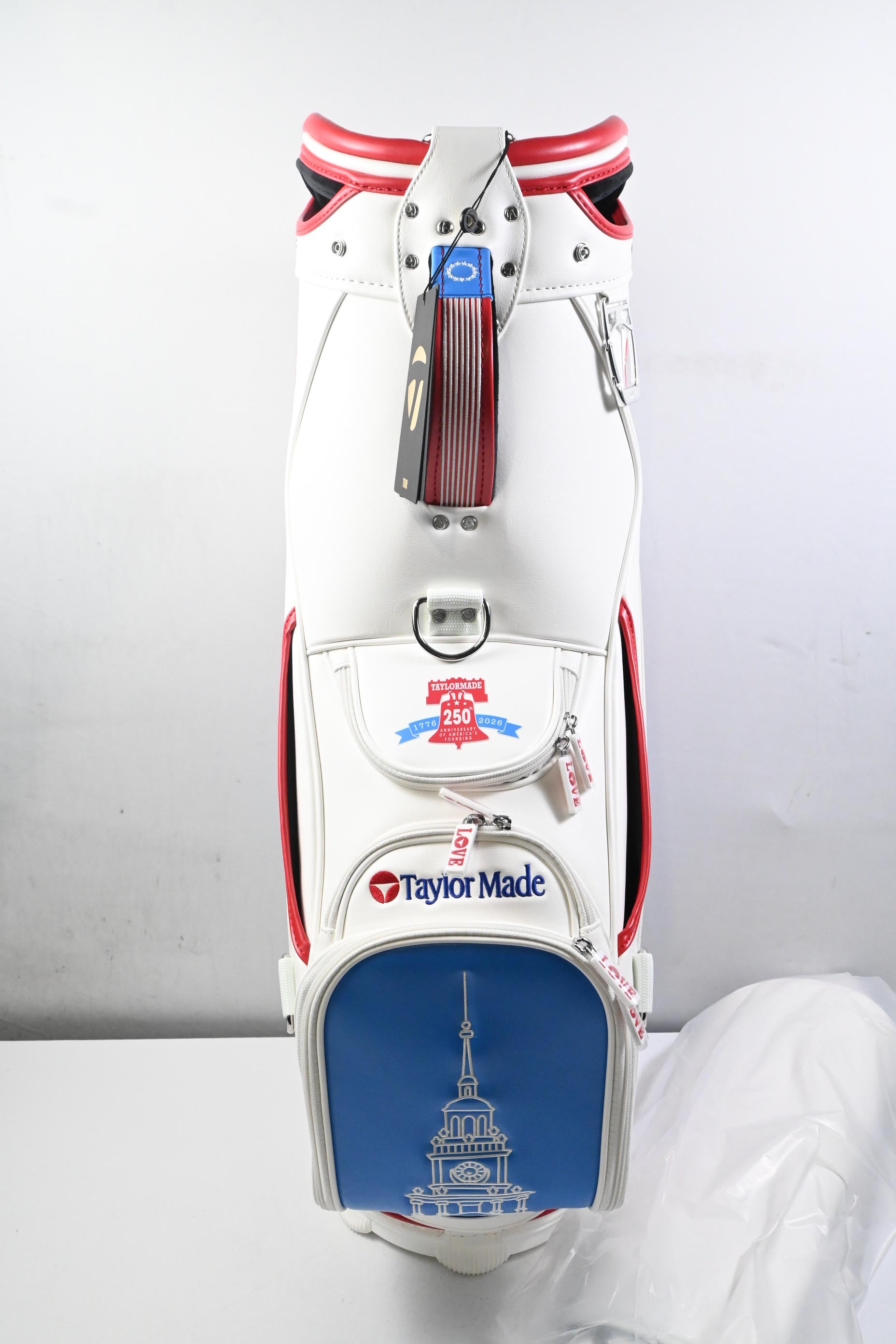 Taylormade PGA Championship 2026 Tour Bag / 6-Way Divider / White, Red & Blue