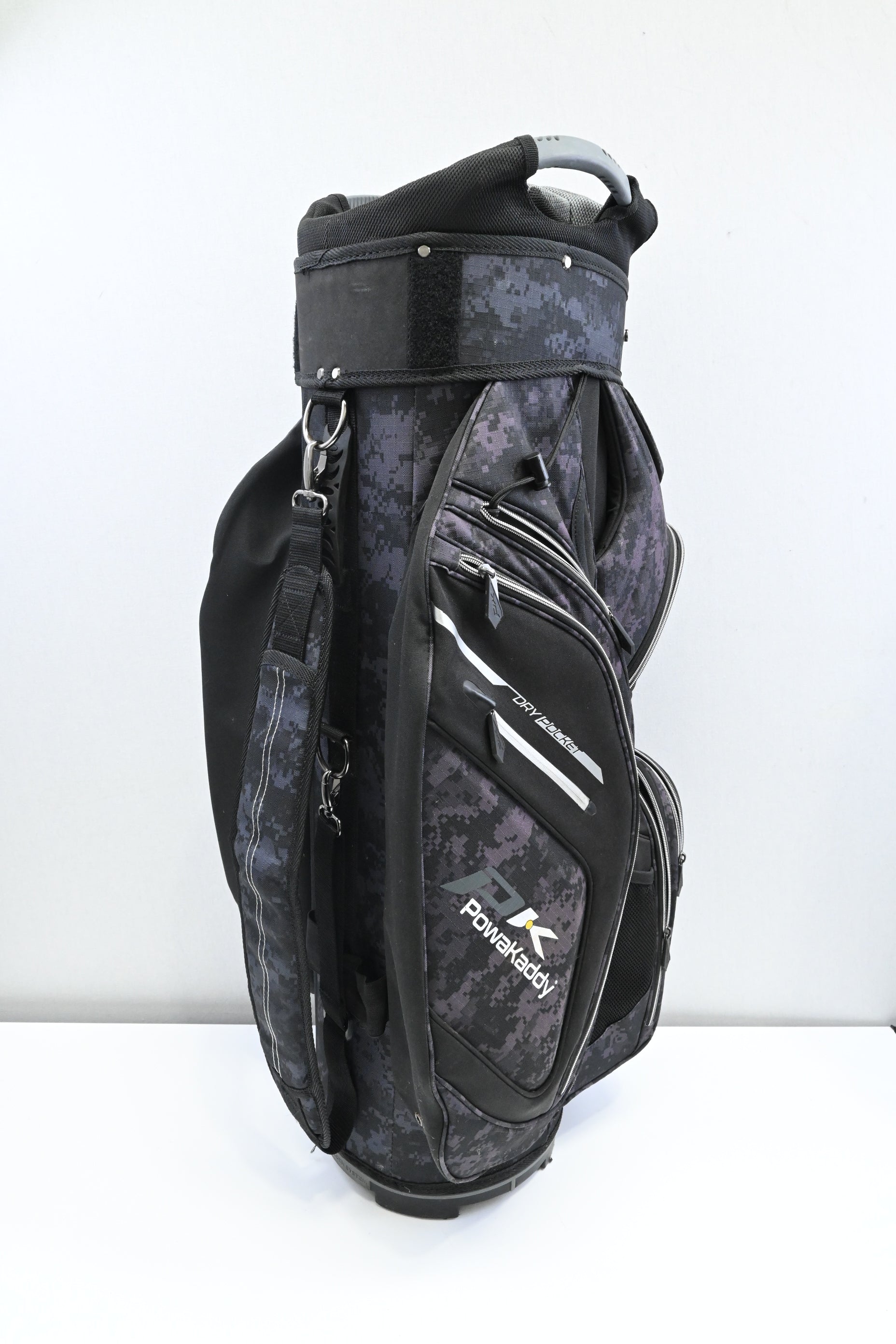 Powakaddy Premium Tech Cart Bag / 14-Way / Black, Grey