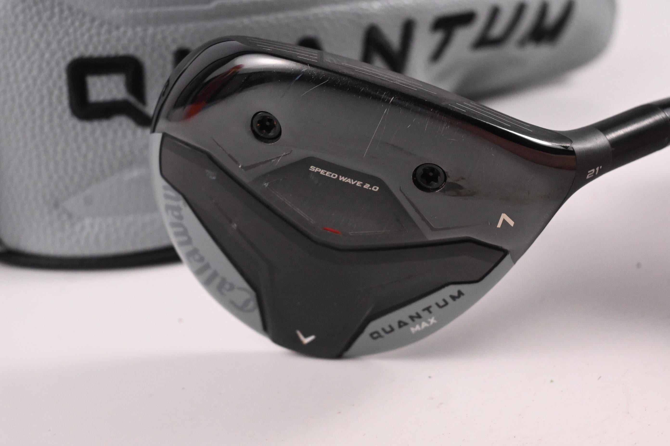 Callaway Quantum Max #7 Wood / 21 Degree / Regular Flex Denali Silver 60 Shaft