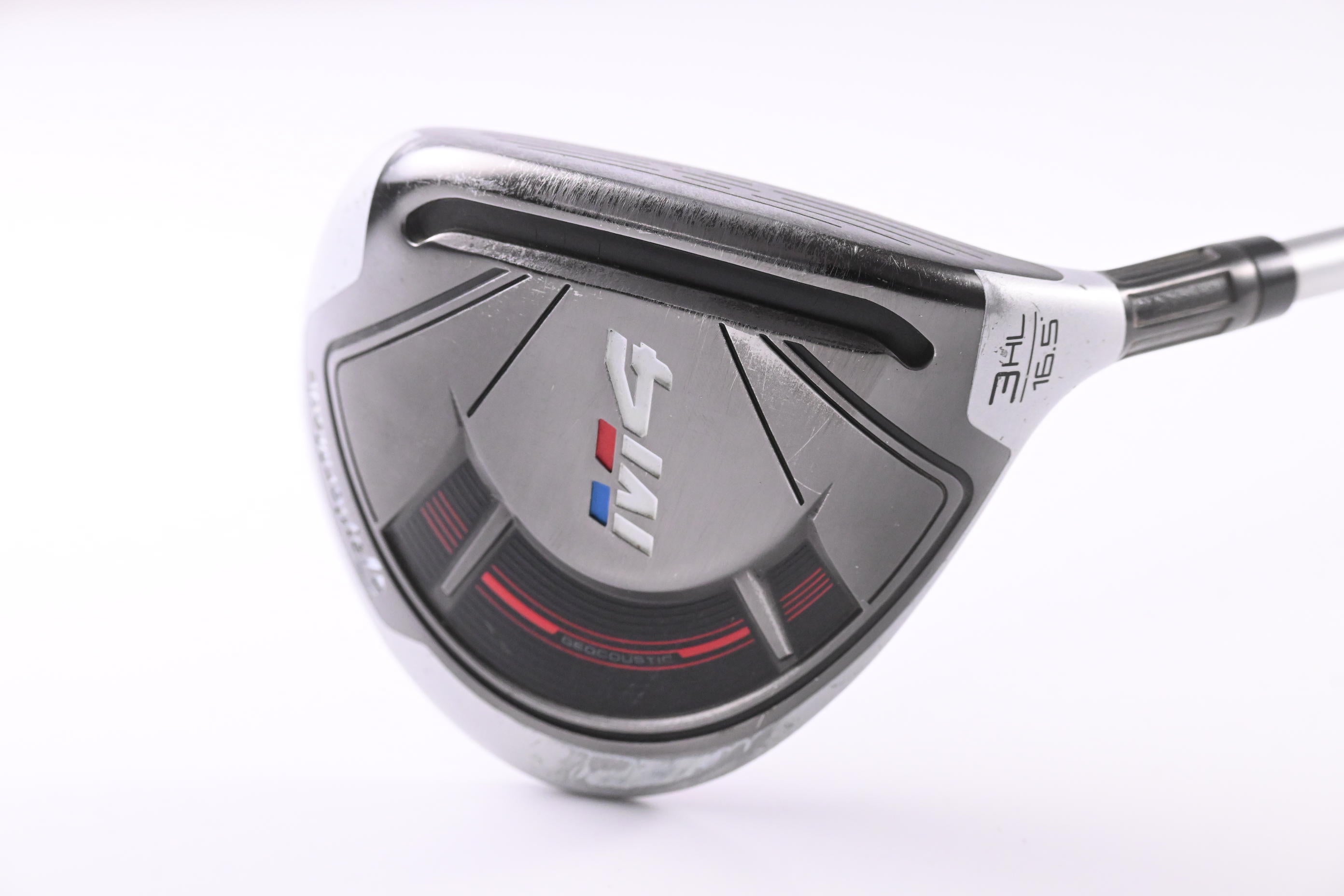 Taylormade M4 #3 Wood / 16.5 Degree / Regular Flex Matrix Ozik MFS X5 White Tie
