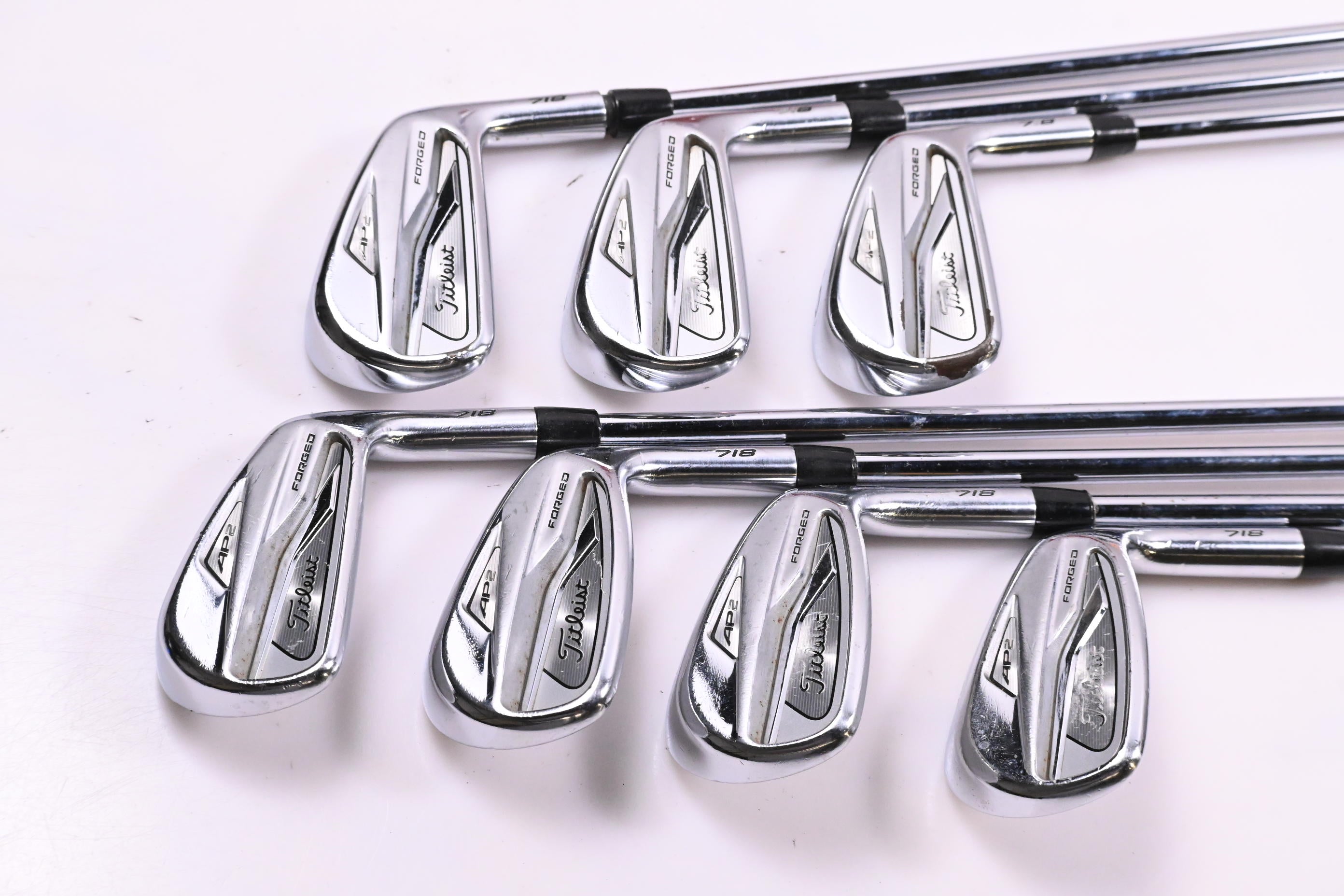 Titleist 718 AP2 Irons / 4-PW / Stiff Flex AMT Black S300 Shafts
