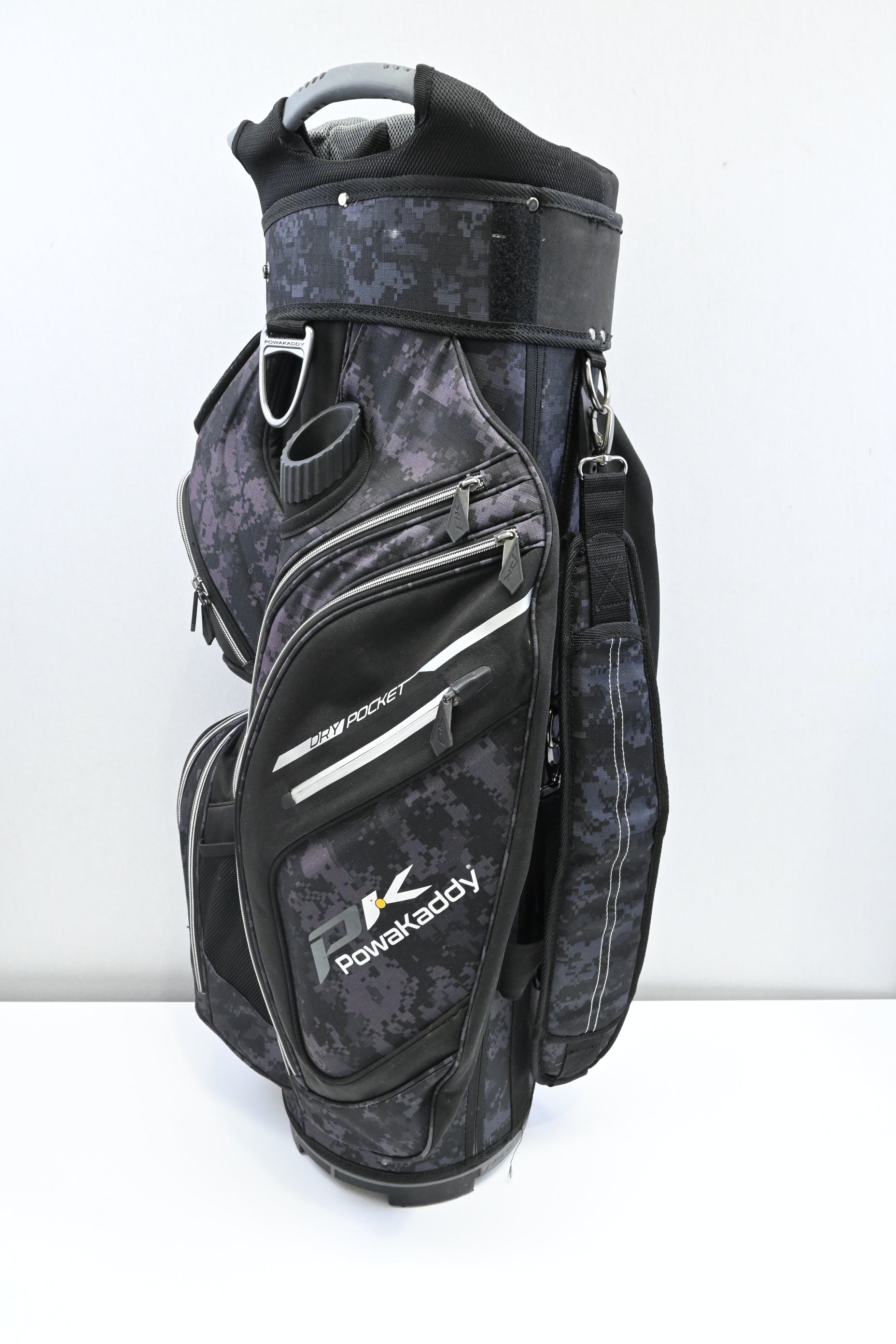 Powakaddy Premium Tech Cart Bag / 14-Way / Black, Grey