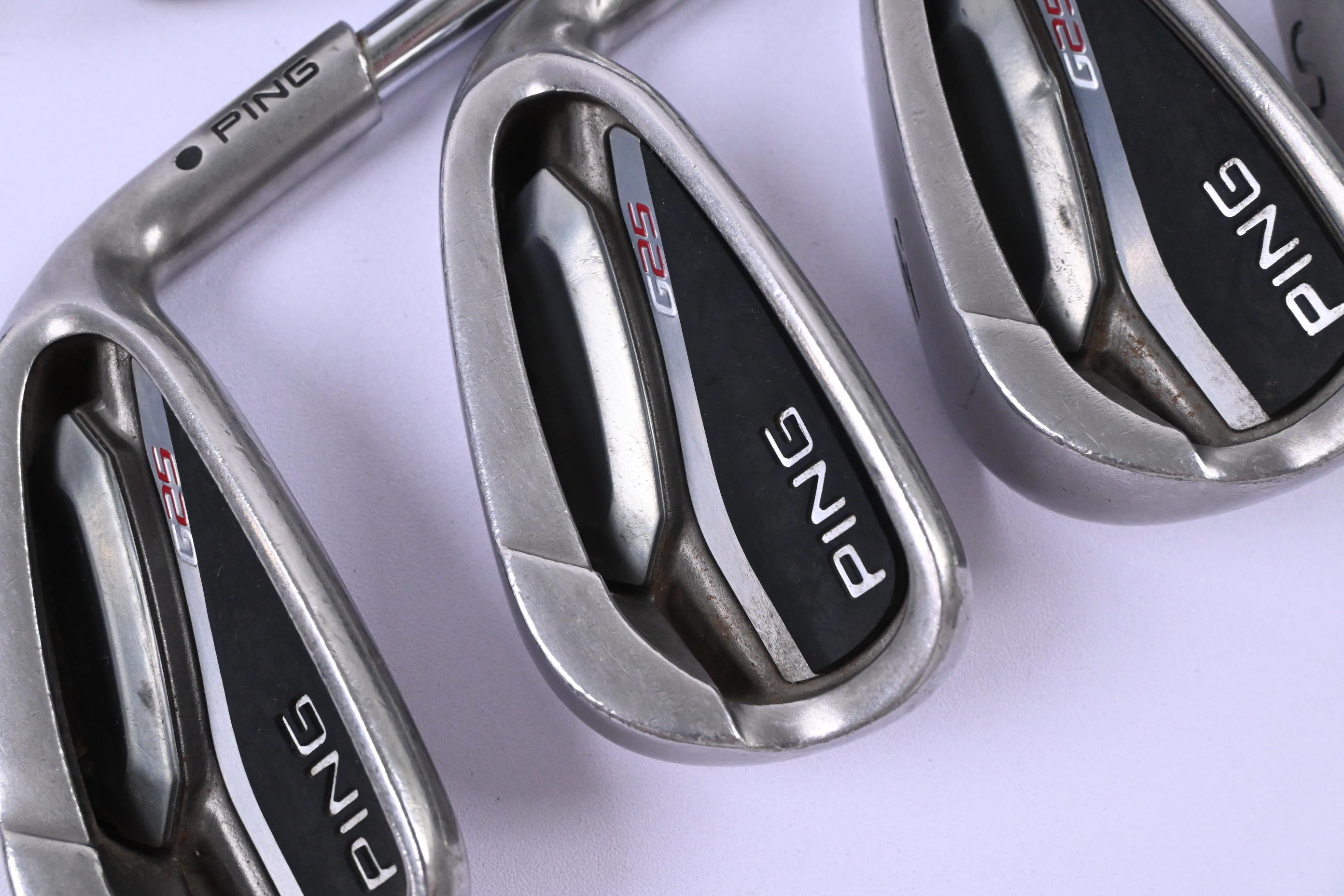 Ping G25 Irons / 5-PW+SW / Black Dot / Regular Flex Ping CFS Shafts