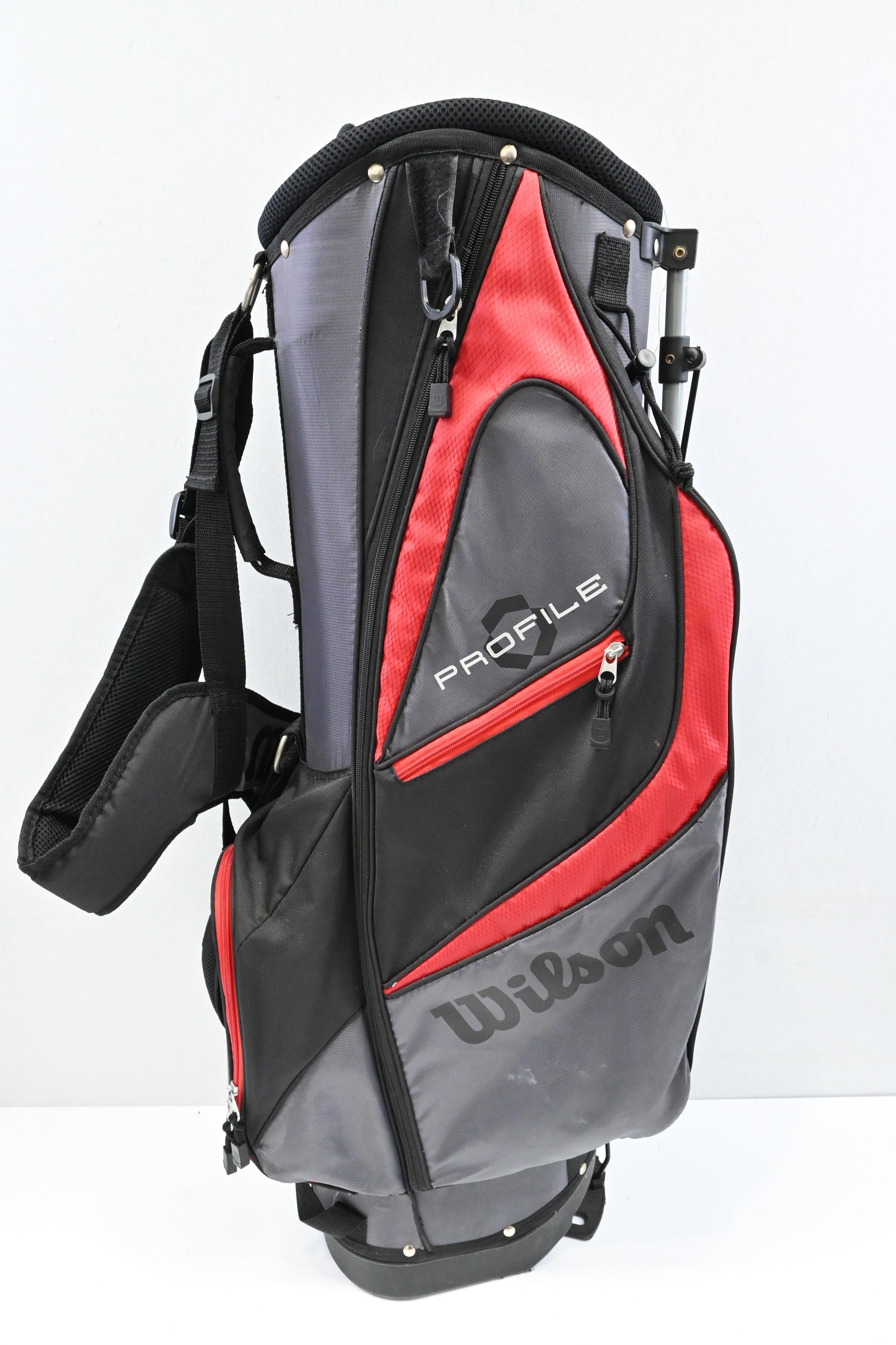 Wilson Profile Stand Bag / 7-Way / Grey, Red