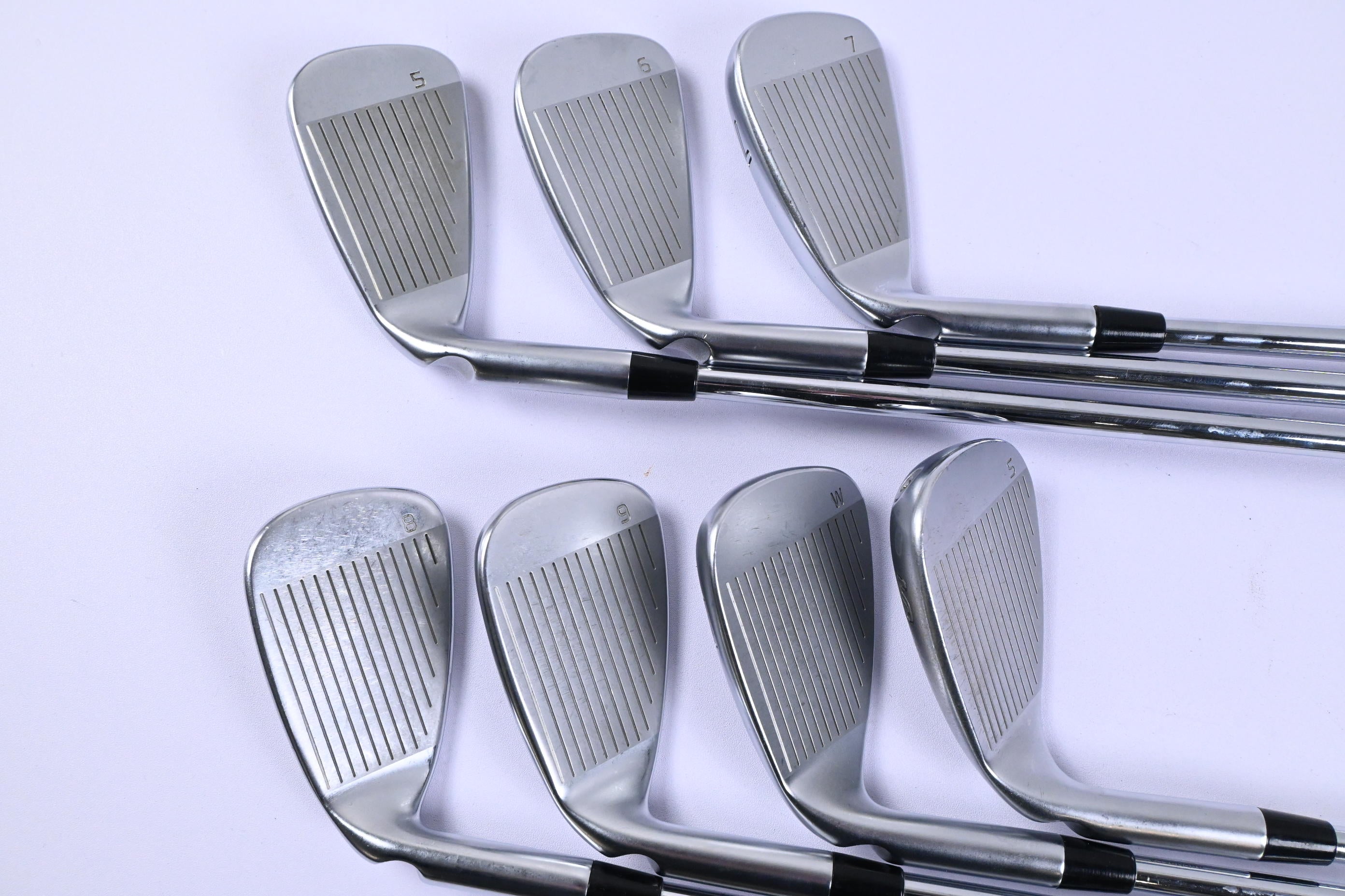 Ping G425 Irons / 5-PW+SW / Black Dot / Regular Flex Ping AWT 2.0 Shafts