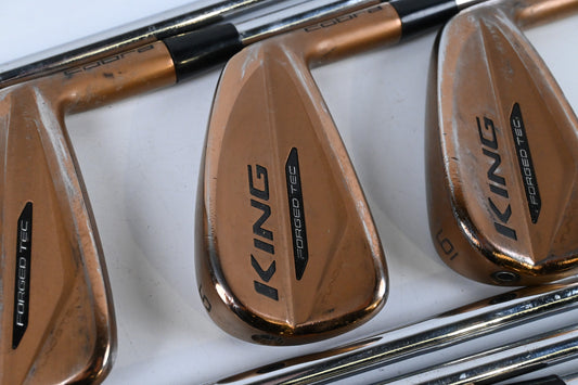 Cobra King Forged Tec Copper Irons / 3-PW / Stiff Flex KBS S-Taper Lite Shafts