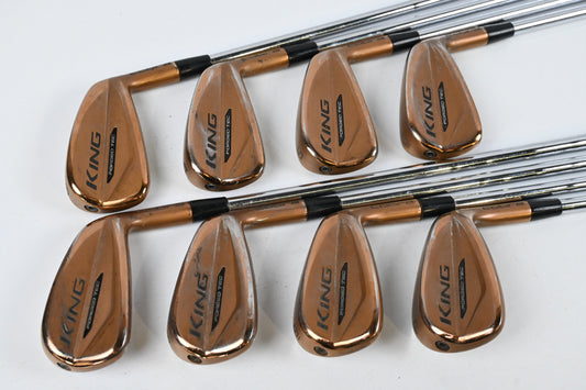 Cobra King Forged Tec Copper Irons / 3-PW / Stiff Flex KBS S-Taper Lite Shafts