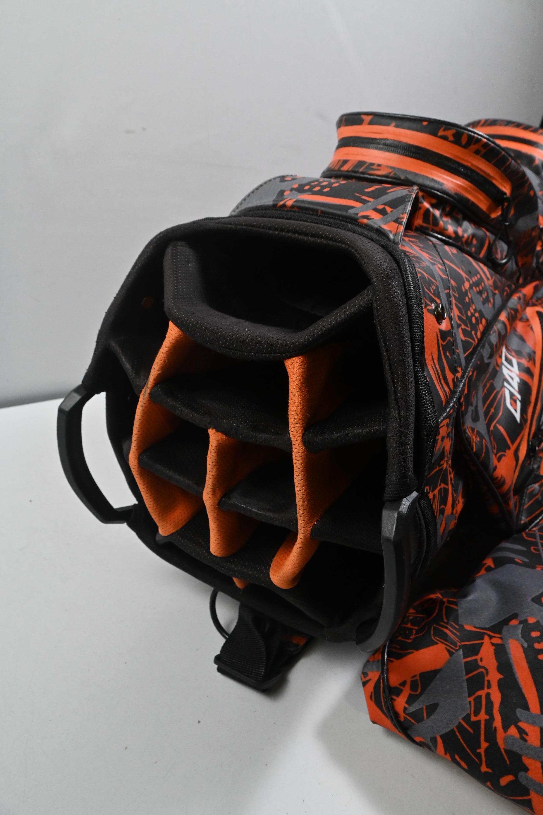 Radar Smart Dry CI40 Cart Bag / 14-Way Divider / Orange Black & Grey