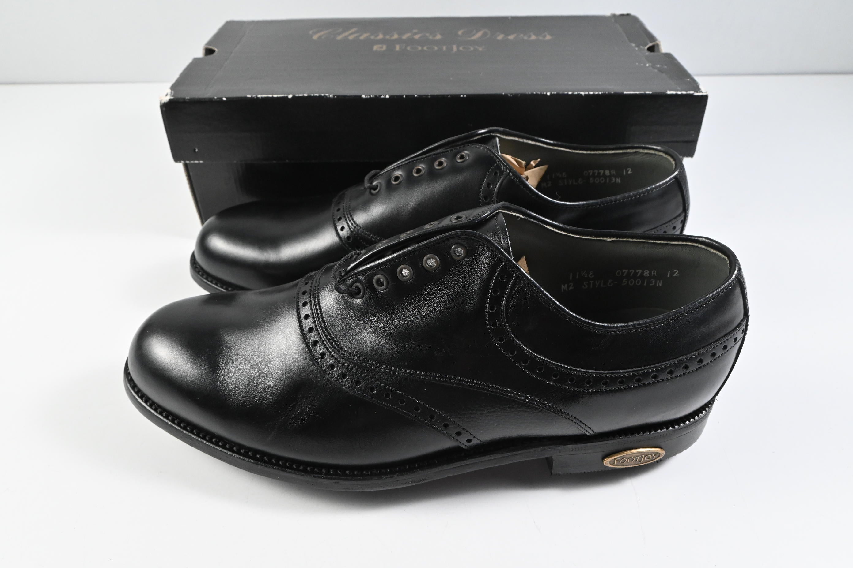 FootJoy Classic Dress Golf Shoes / Size UK 10 / Black