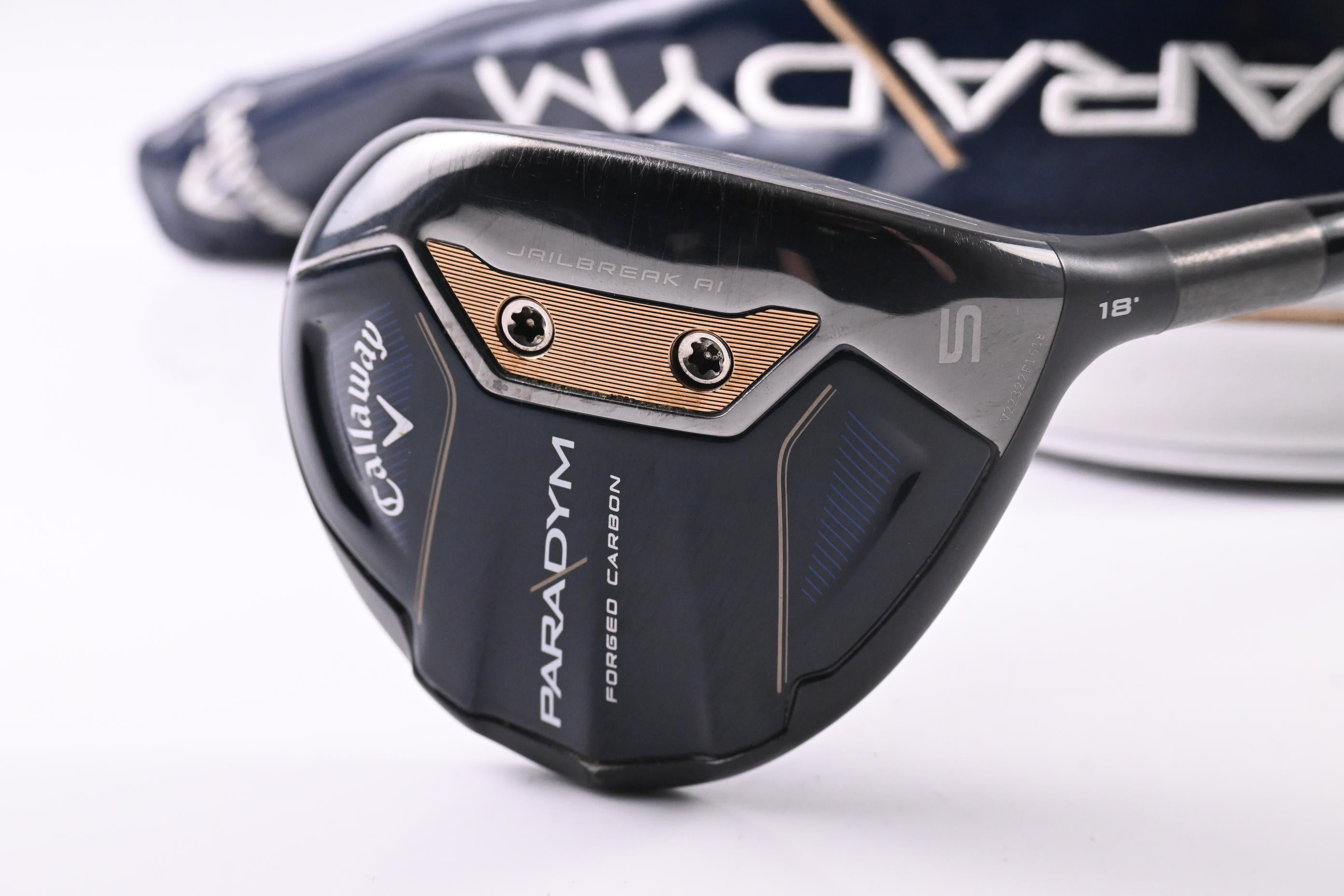 Callaway Paradym #5 Wood / 18 Degree / Regular Flex HZRDUS GEN4 Silver 60 Shaft