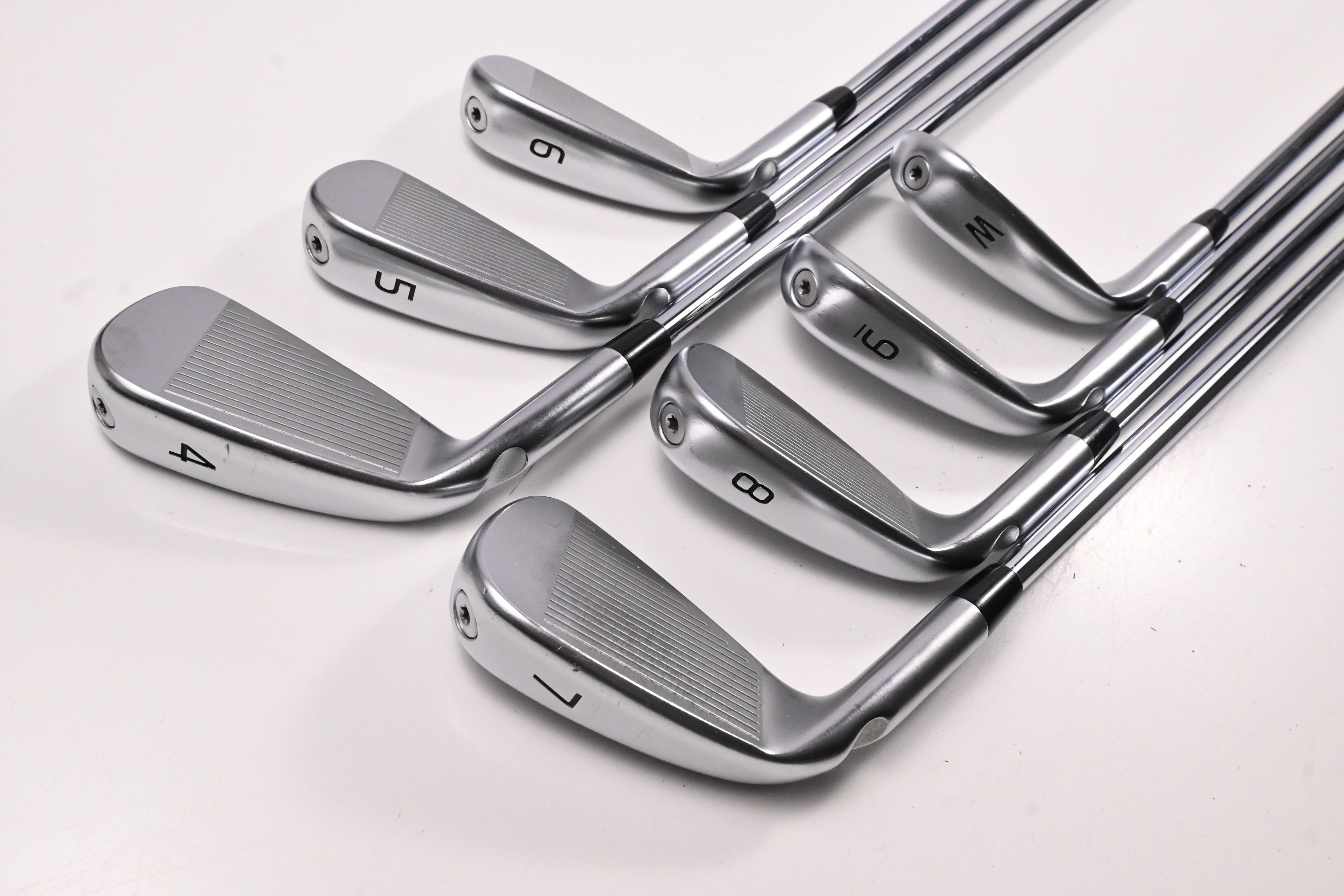 Ping i230 Irons / 4-PW / Blue Dot / Regular Flex Ping AWT 2.0 Shafts
