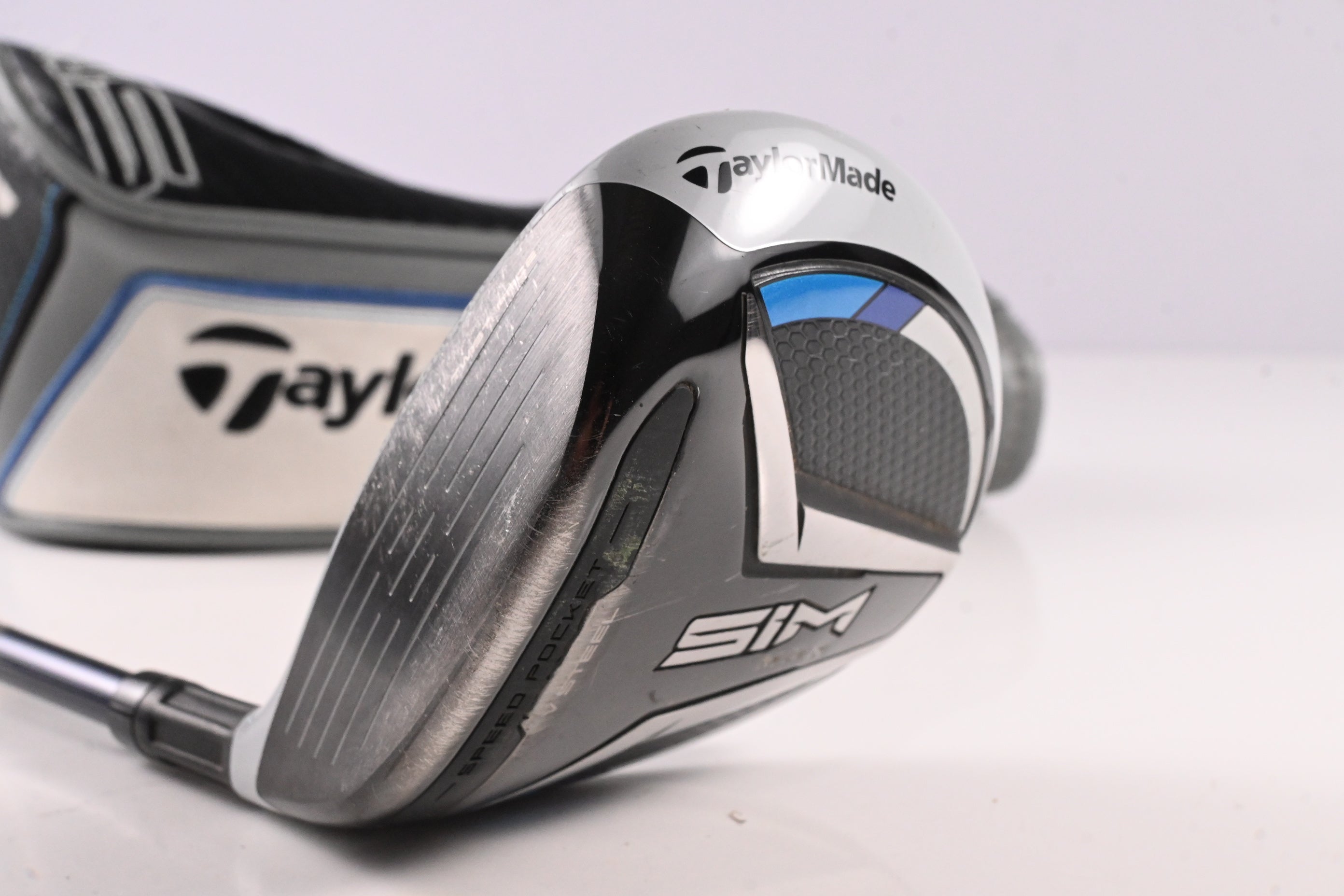 Left Hand Taylormade SIM Max #3 Wood / 15 Degree / Stiff Flex Ventus Blue 6