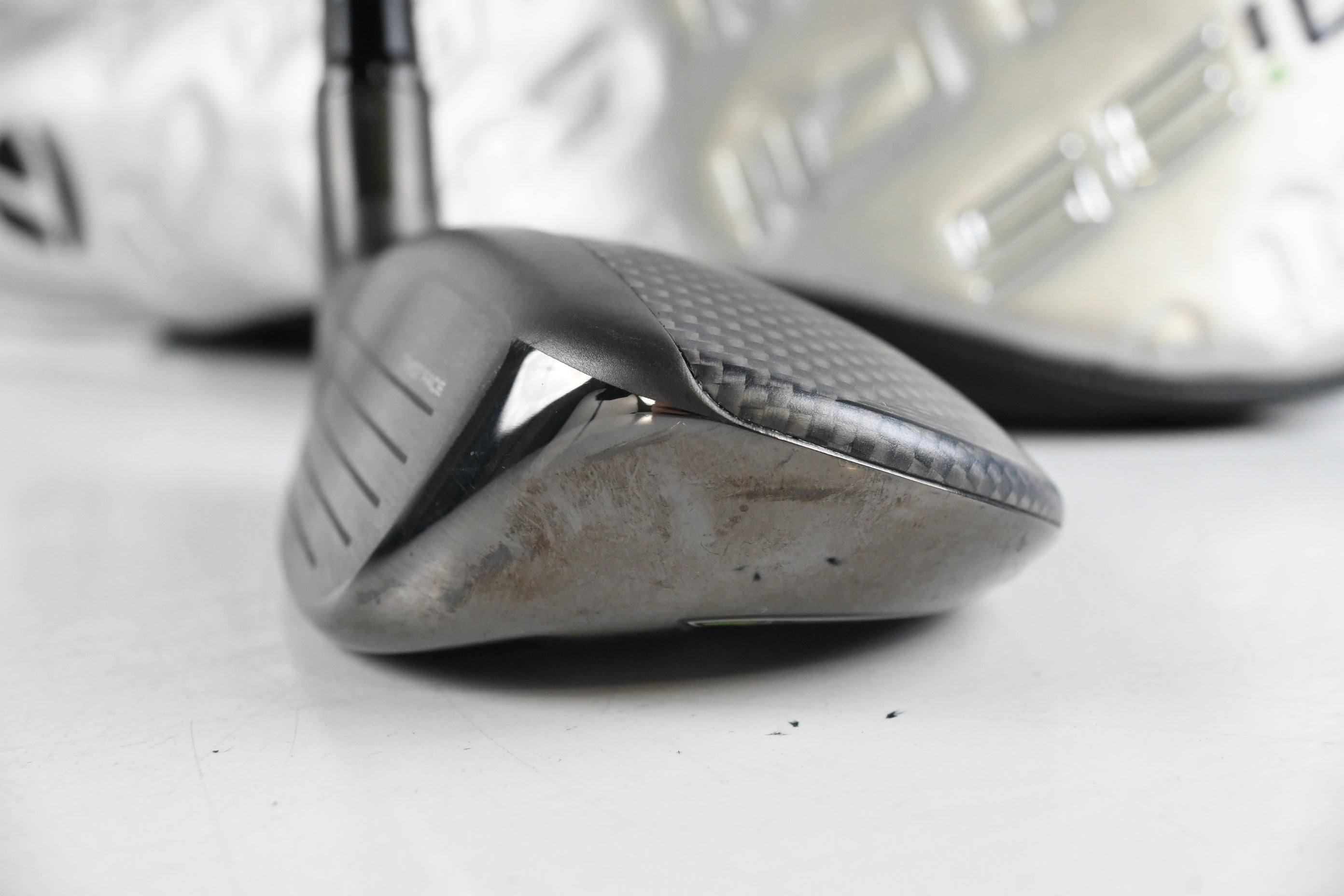 Left Hand Taylormade Qi35 #4 Hybrid / 22 Degree / Stiff Flex Fujikura Ventus 7