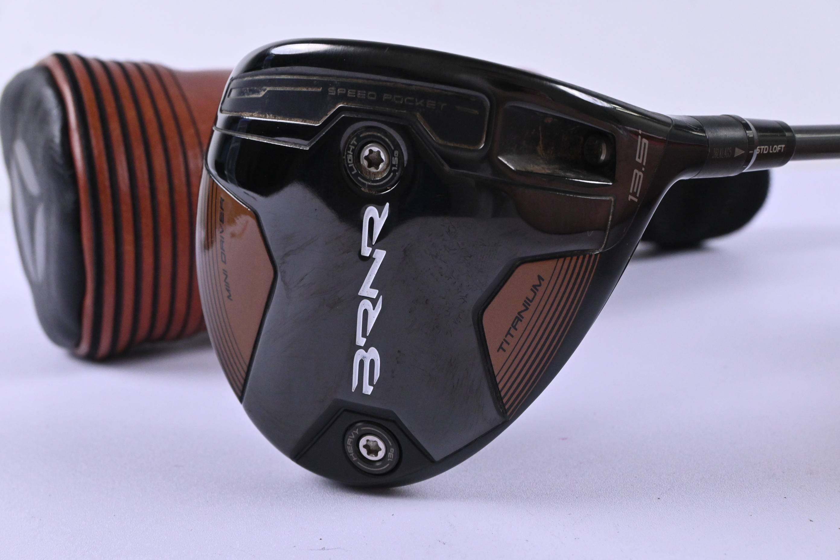 Taylormade BRNR Mini Driver / 13.5 Degree / Stiff Flex Riptide Evenflow 70 Shaft