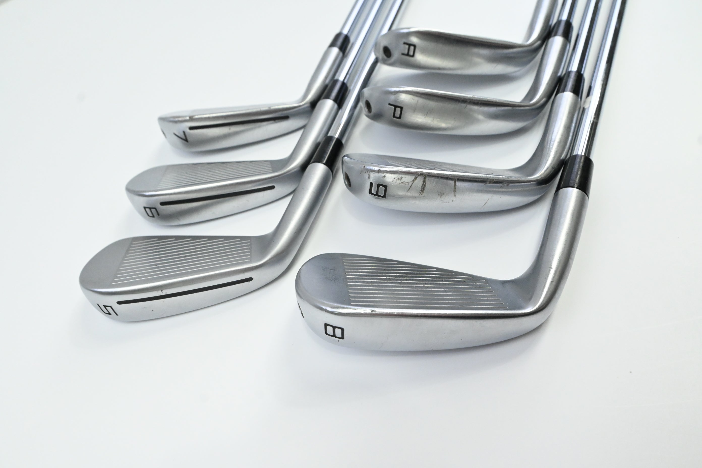 Taylormade P790 2023 Irons / 5-PW+AW / Regular Flex Dynamic Gold 115 R300 Shafts