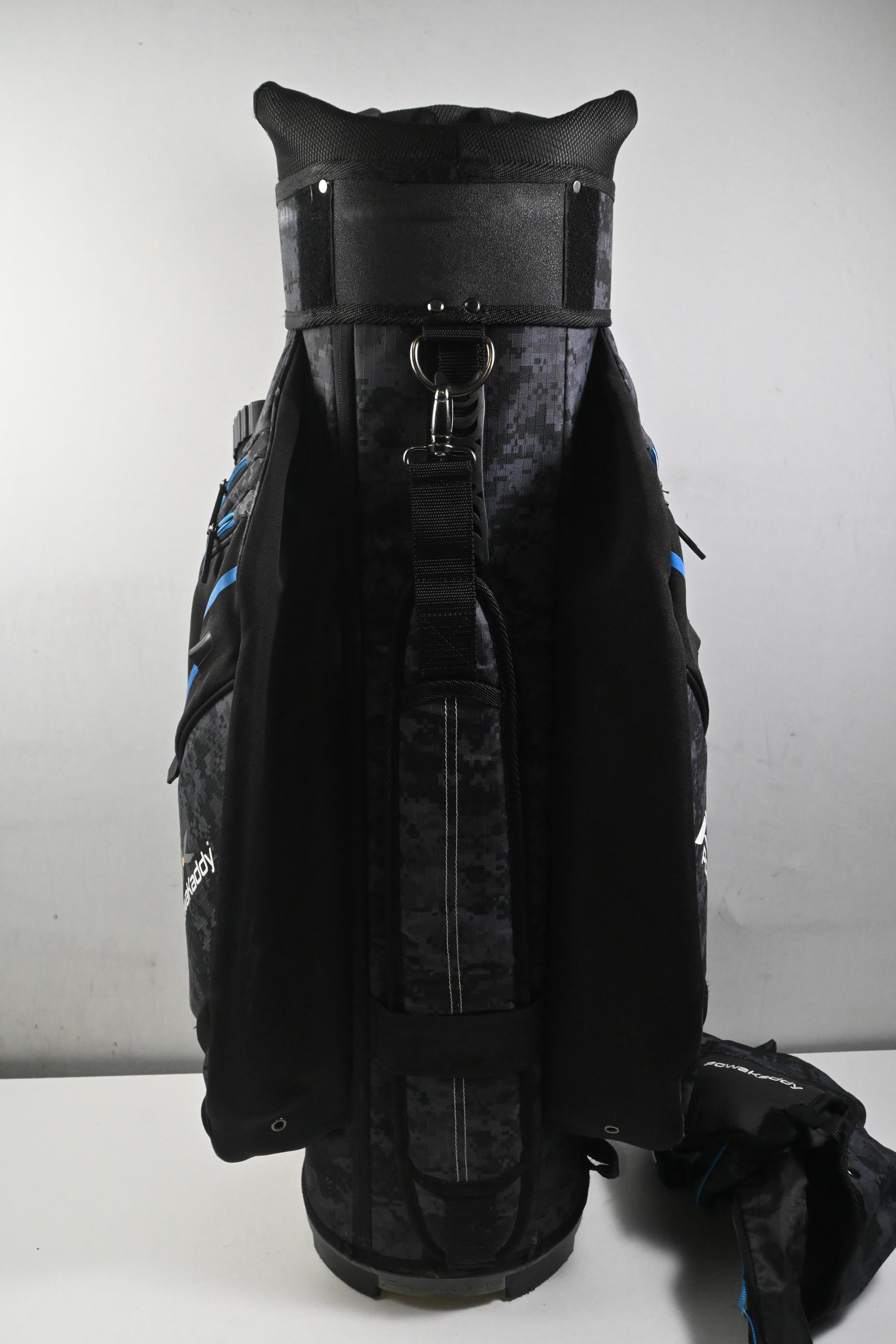 Powakaddy Premium Tech Cart Bag / 14-Way Divider / Grey & Blue