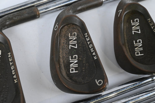 Ping Zing BeCu Irons / 4-PW+SW / Green Dot / Stiff Flex Ping Karsten Shafts