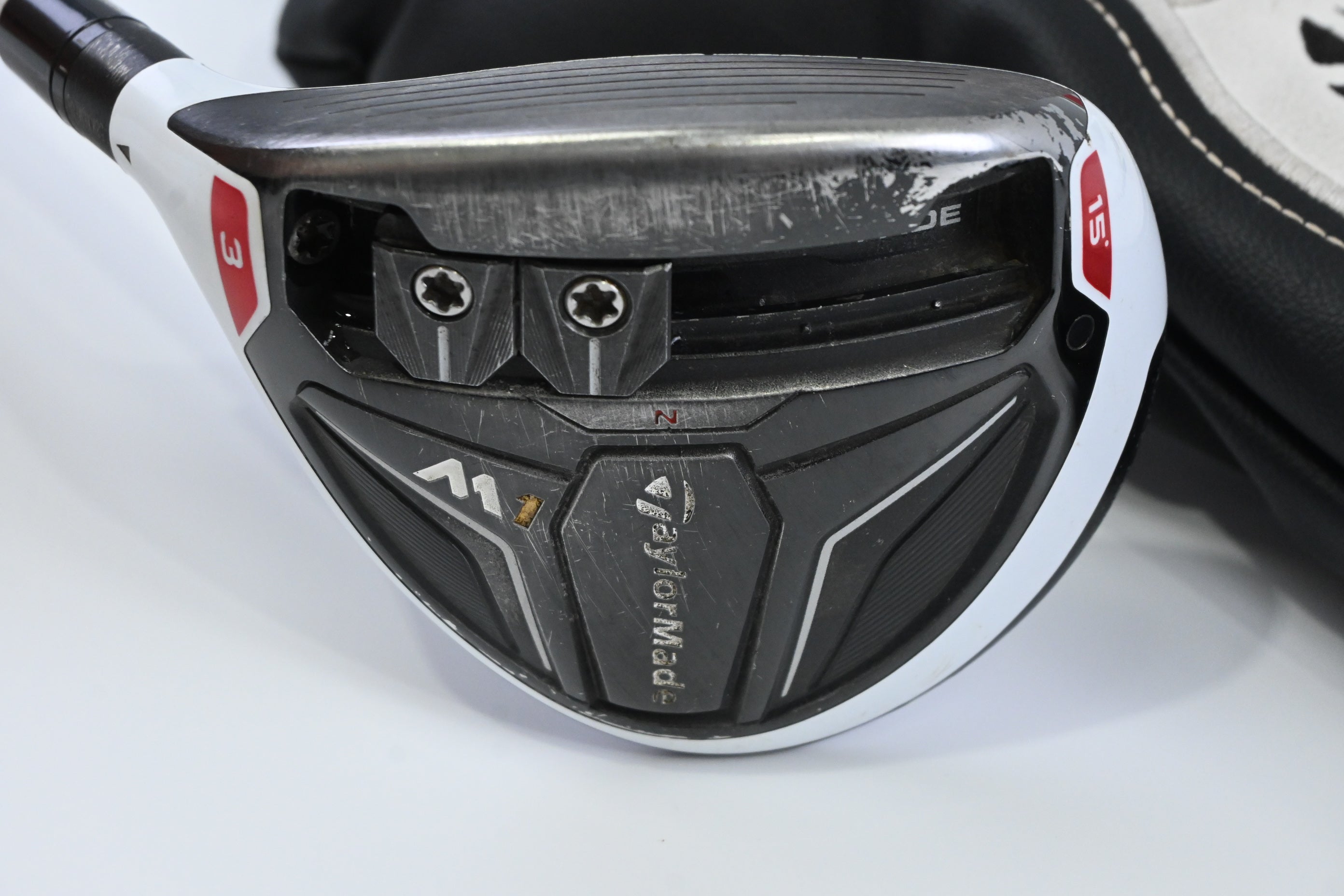 Left Hand Taylormade M1 2016 #3 Wood / 15 Degree / Stiff Flex Aldila Rogue 70
