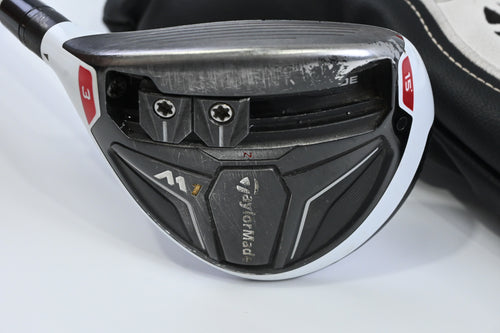 Left Hand Taylormade M1 2016 #3 Wood / 15 Degree / Stiff Flex Aldila Rogue 70