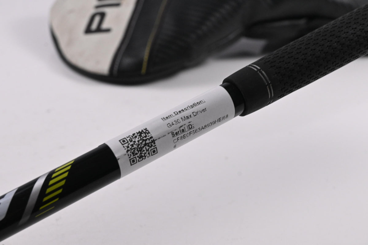 Ping G430 Max Driver / 9 Degree / Regular Flex Ping Alta CB Black 55 Shaft